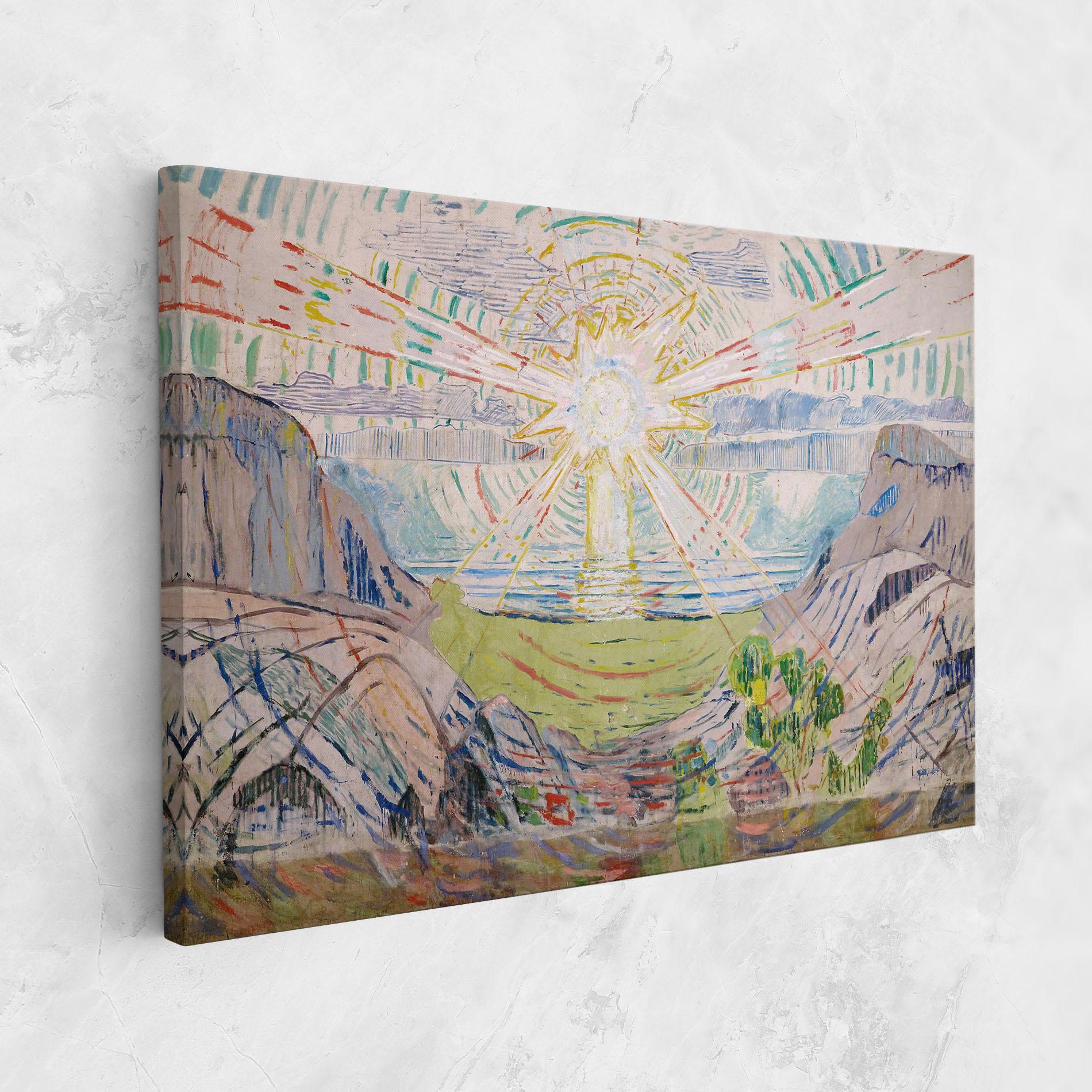 Leinwandbild The Sun Art mockup 1
