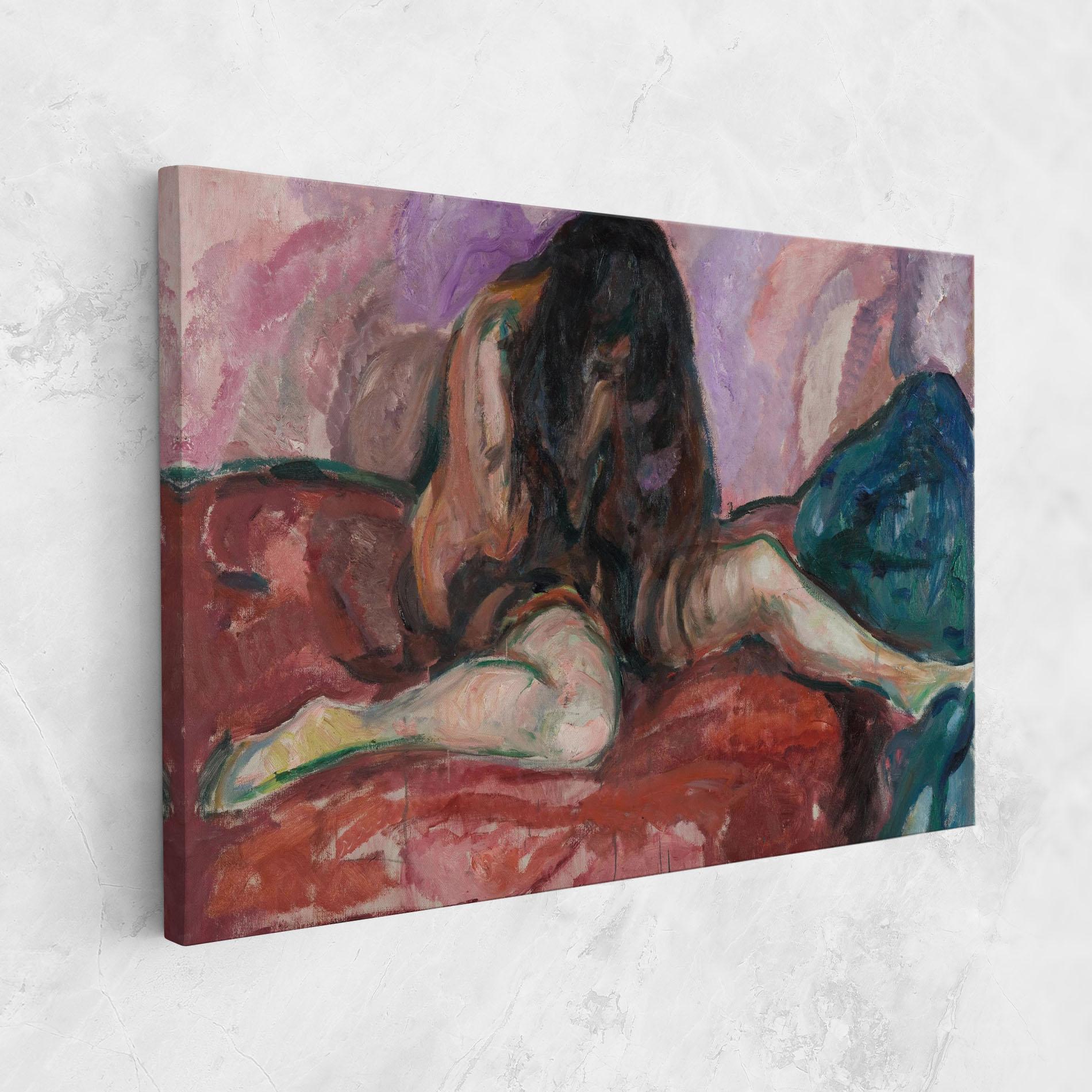 Leinwandbild Weeping Nude mockup 1
