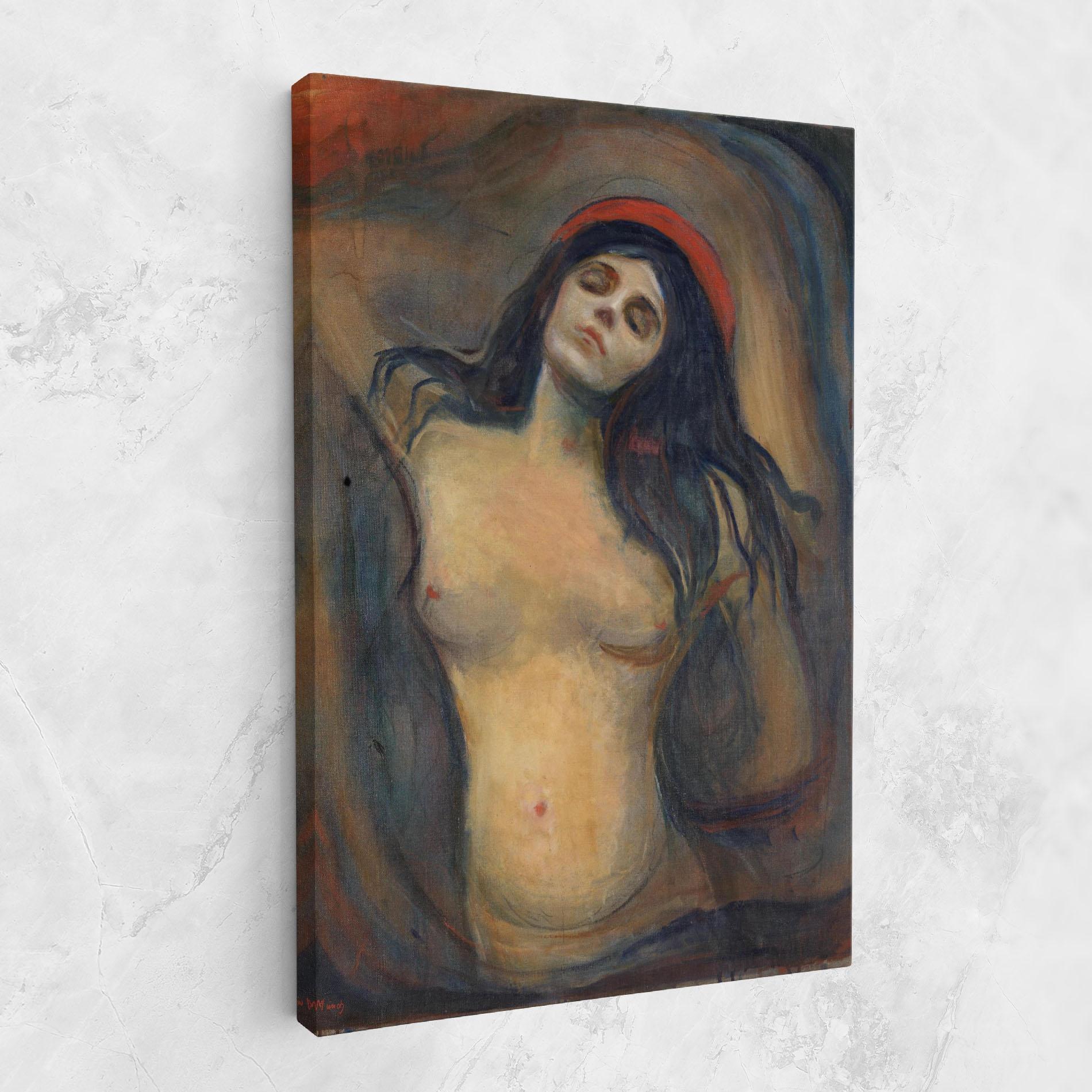 Leinwandbild Madonna Oil Painting mockup 1