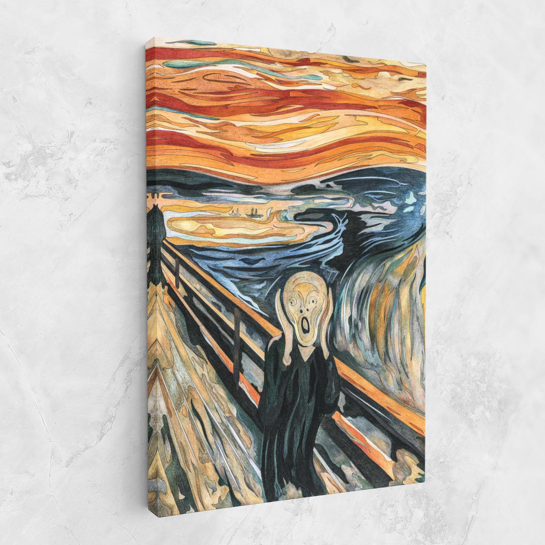 Leinwandbild The Scream mockup 1