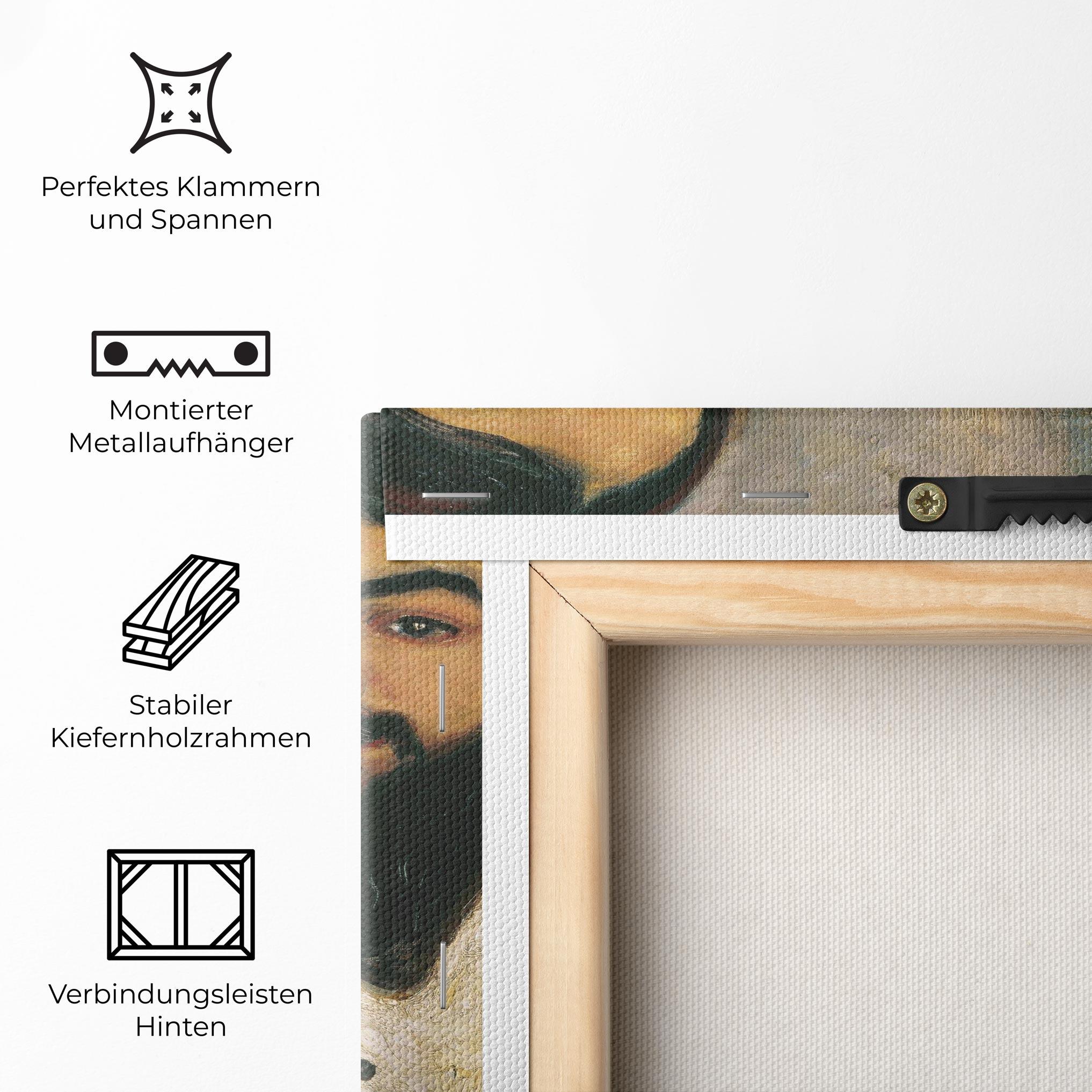Leinwandbild Der Maler mockup 5