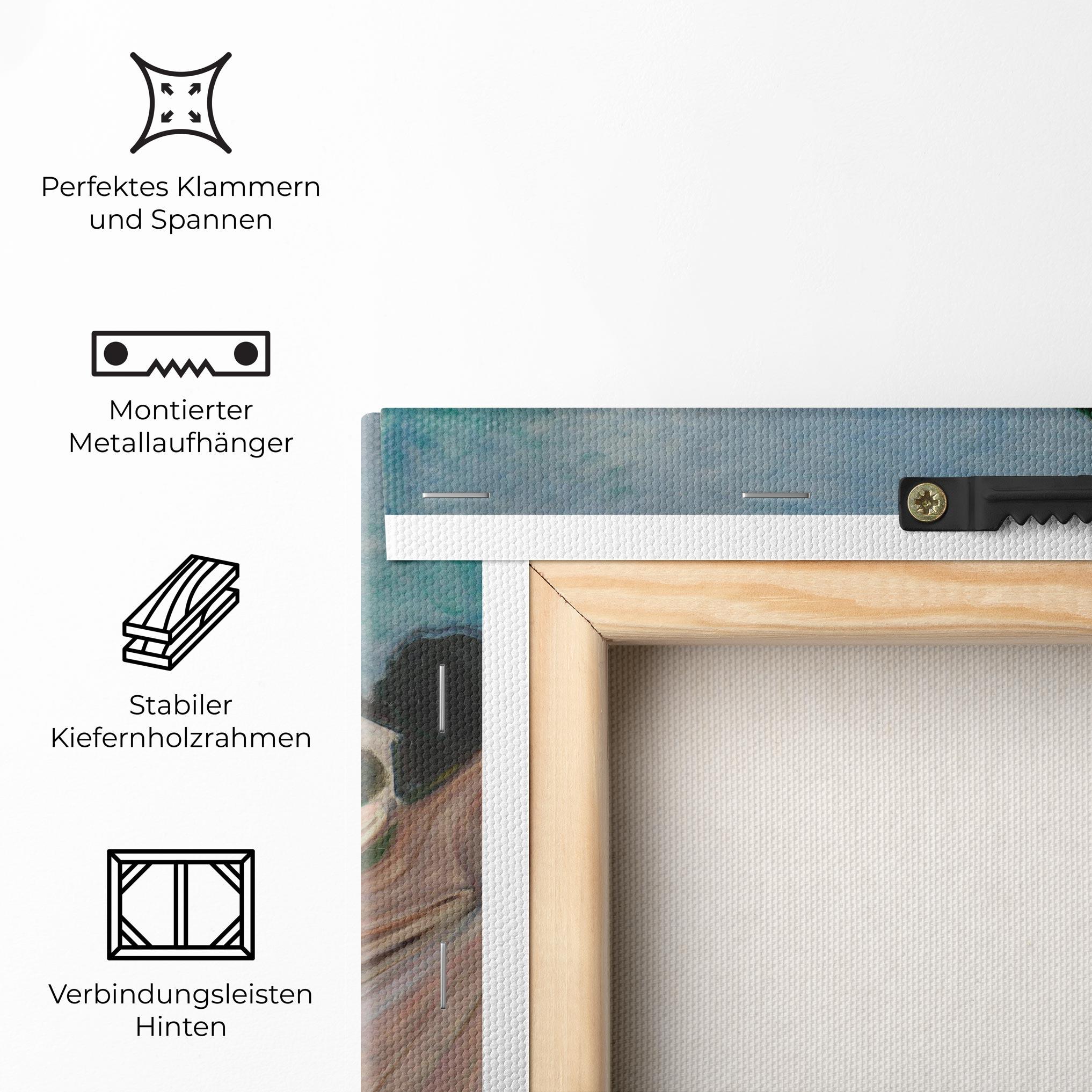 Leinwandbild Girls On The Bridge mockup 5