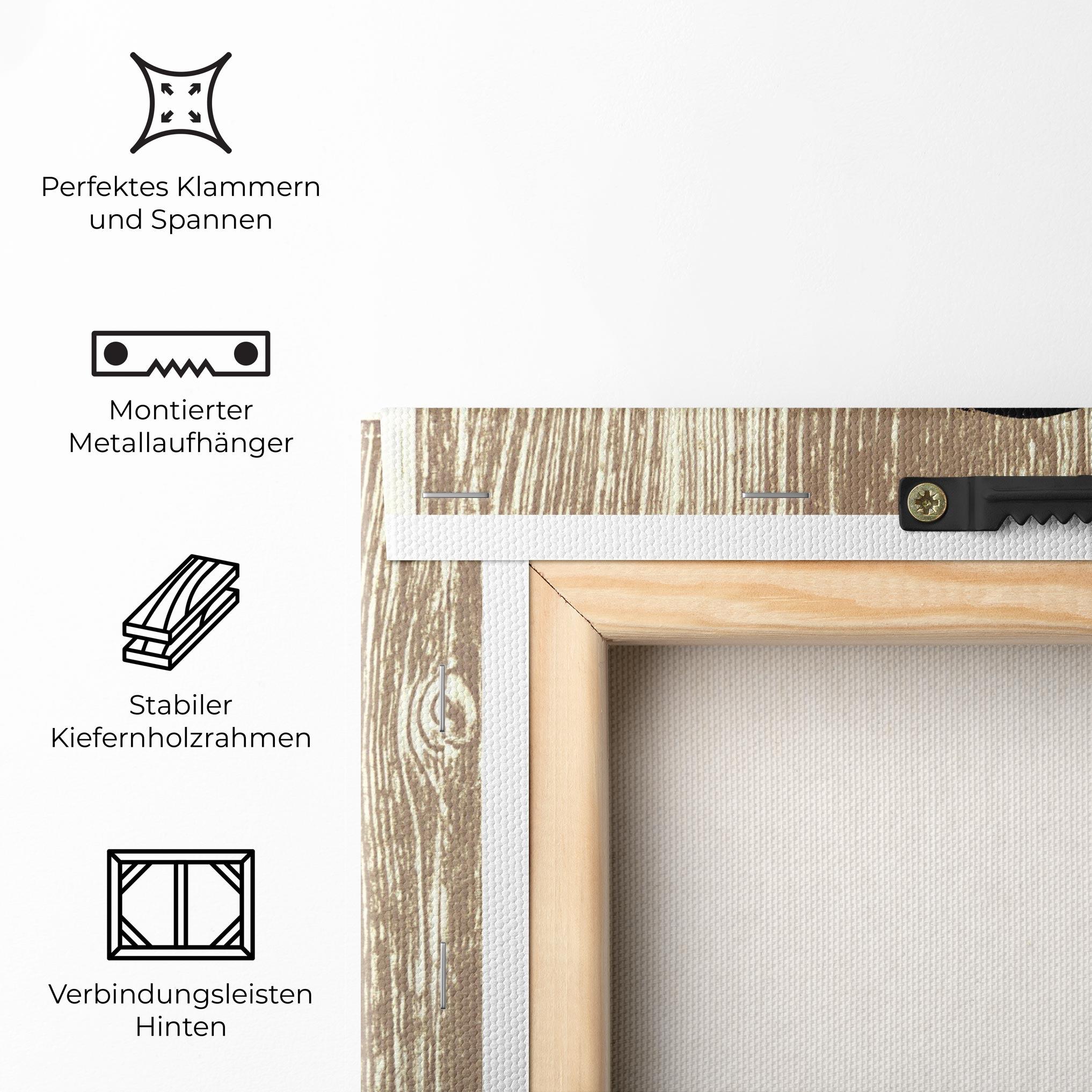Leinwandbild Kiss mockup 5