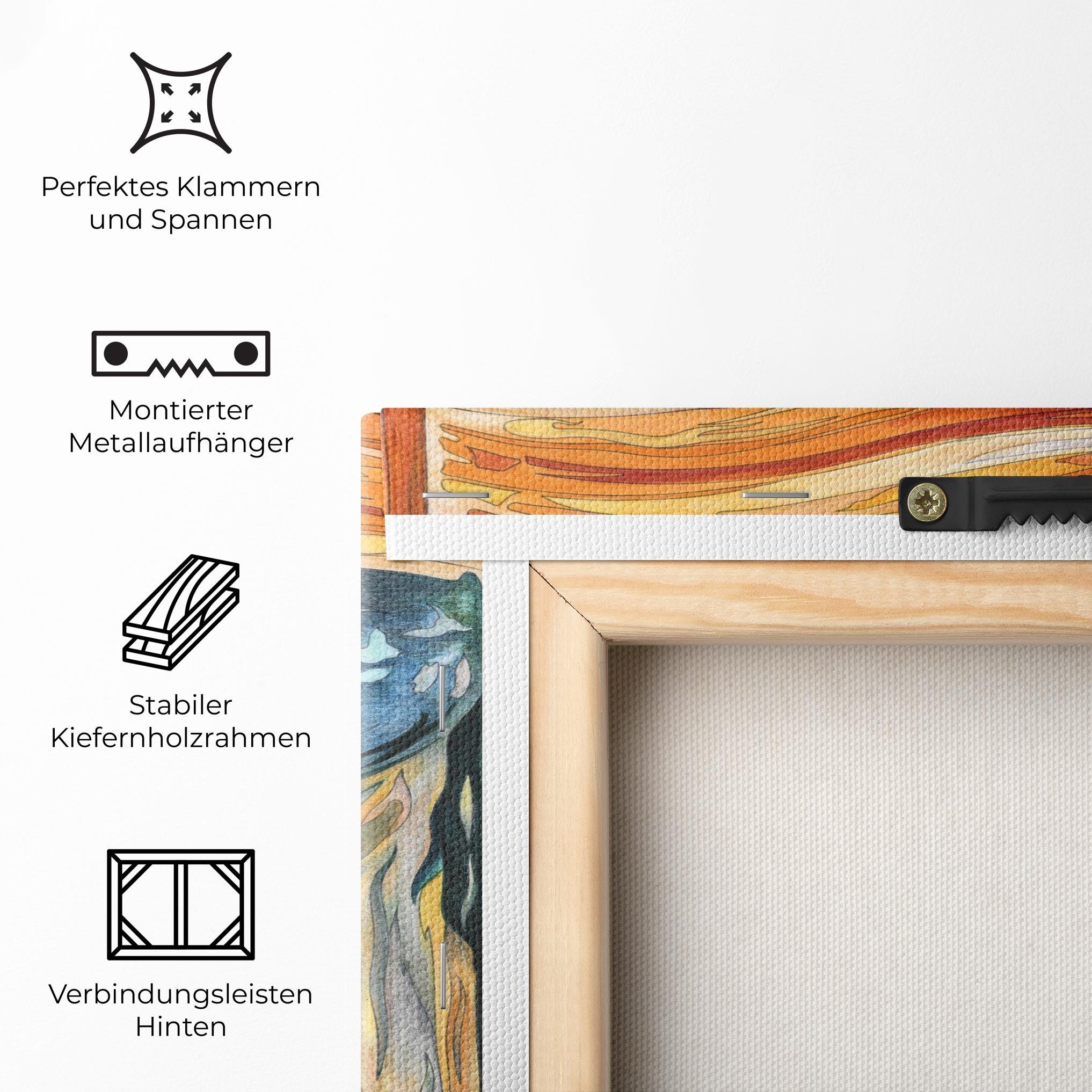 Leinwandbild The Scream mockup 5