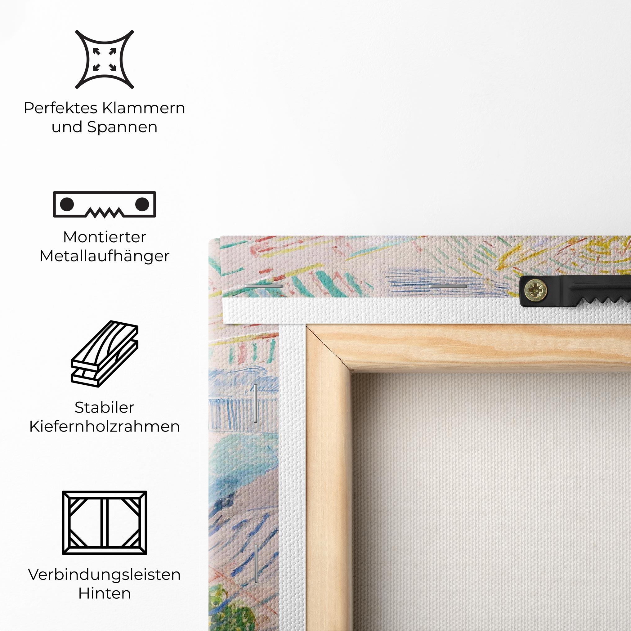 Leinwandbild The Sun Art mockup 5
