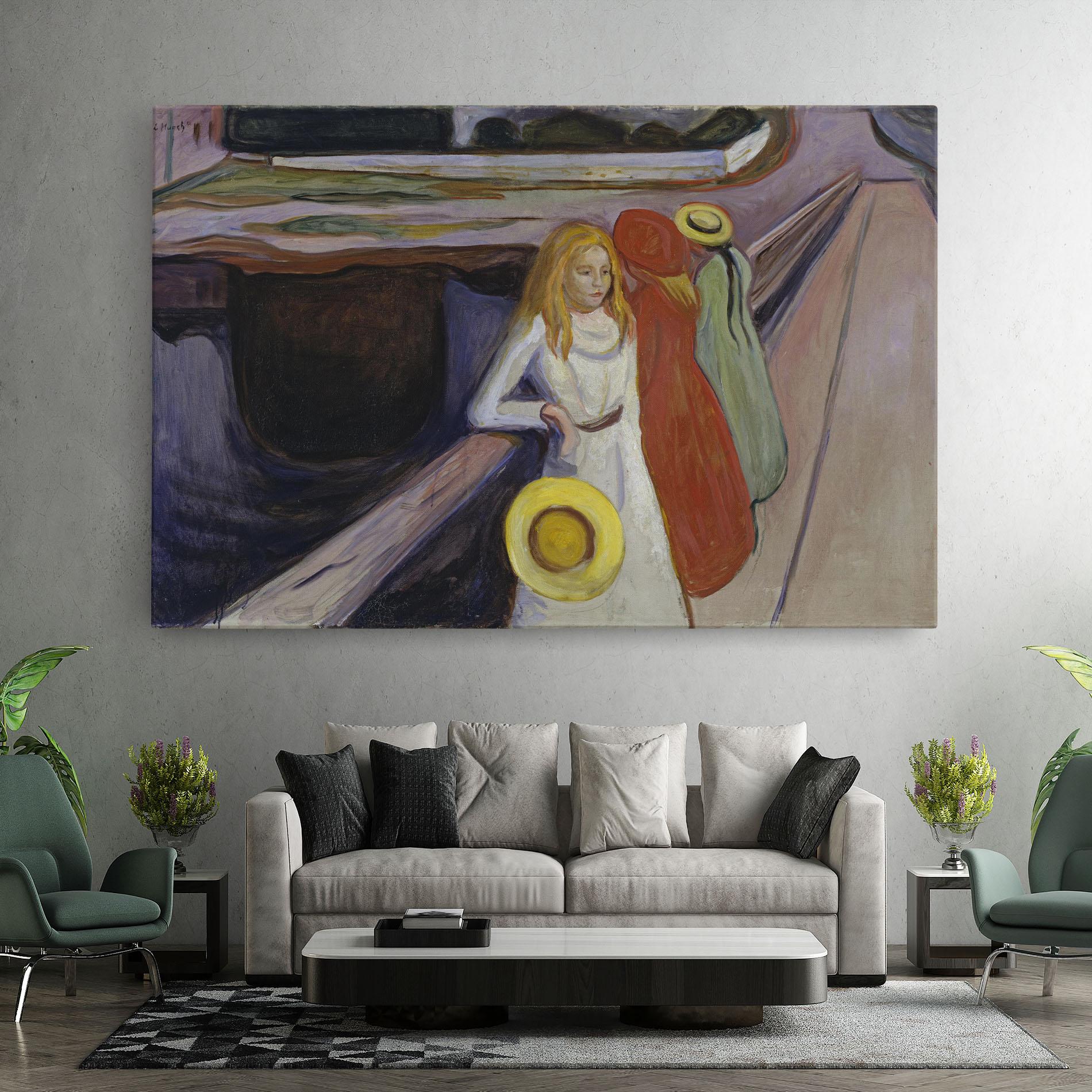 Leinwandbild Bridge Girls mockup 7