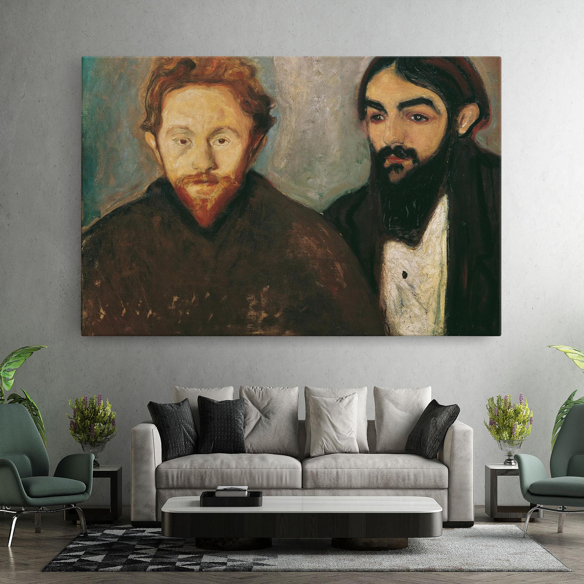 Leinwandbild Der Maler mockup 7