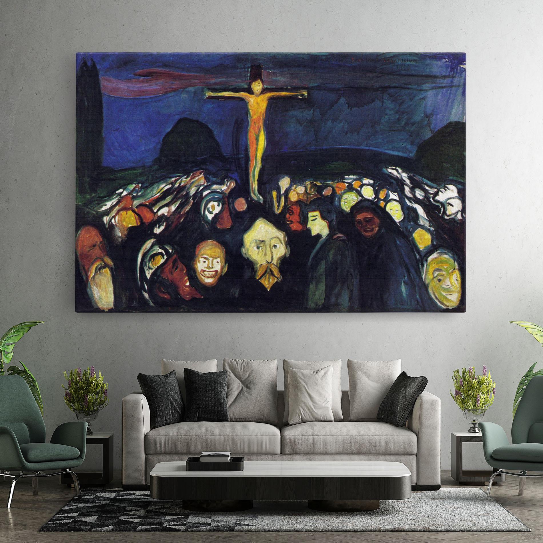 Leinwandbild Golgotha mockup 7