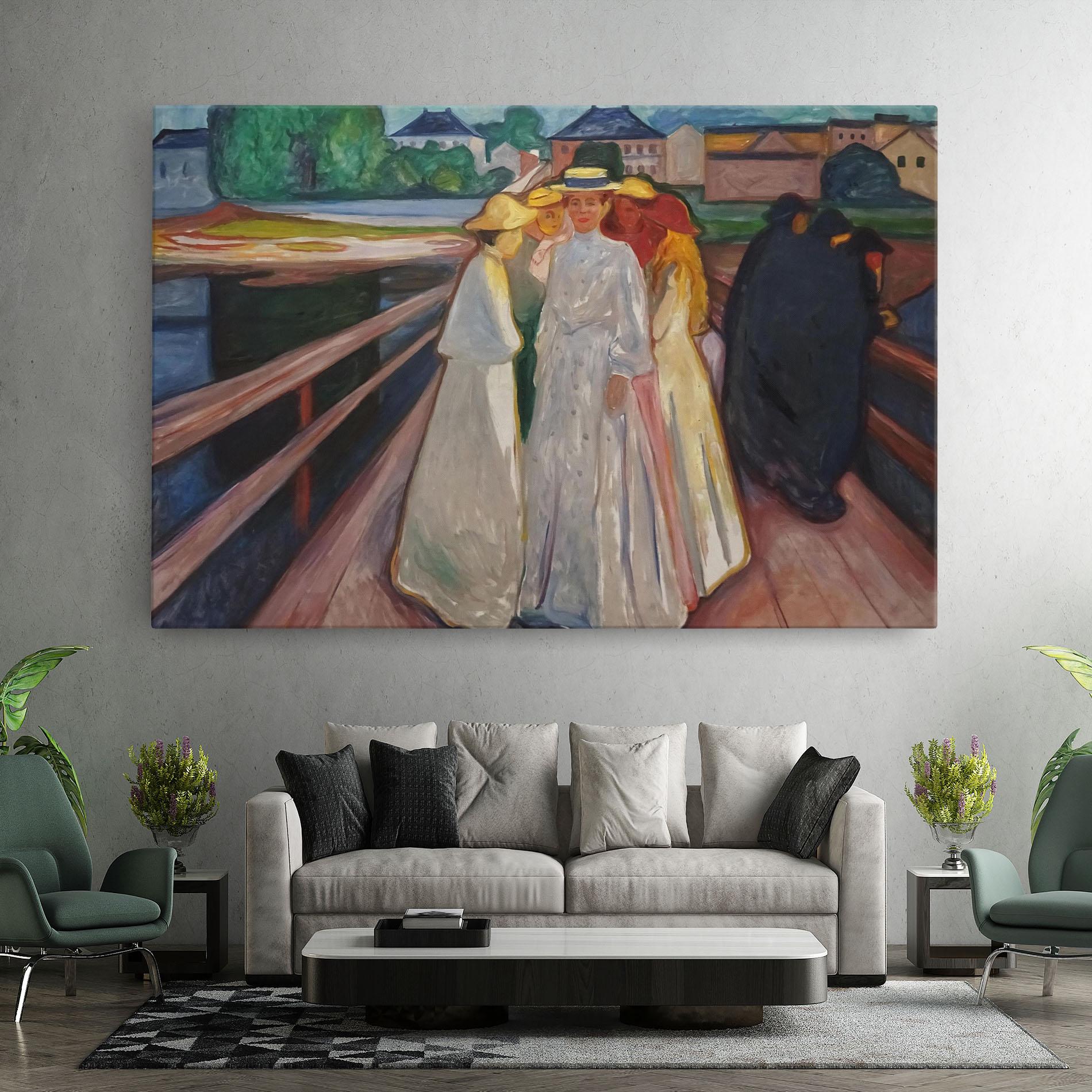 Leinwandbild Munch Art mockup 7