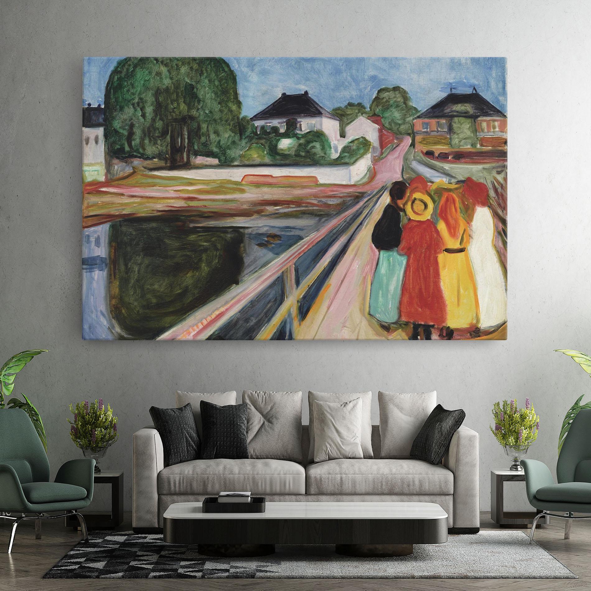 Leinwandbild Pikene Pa Broen mockup 7