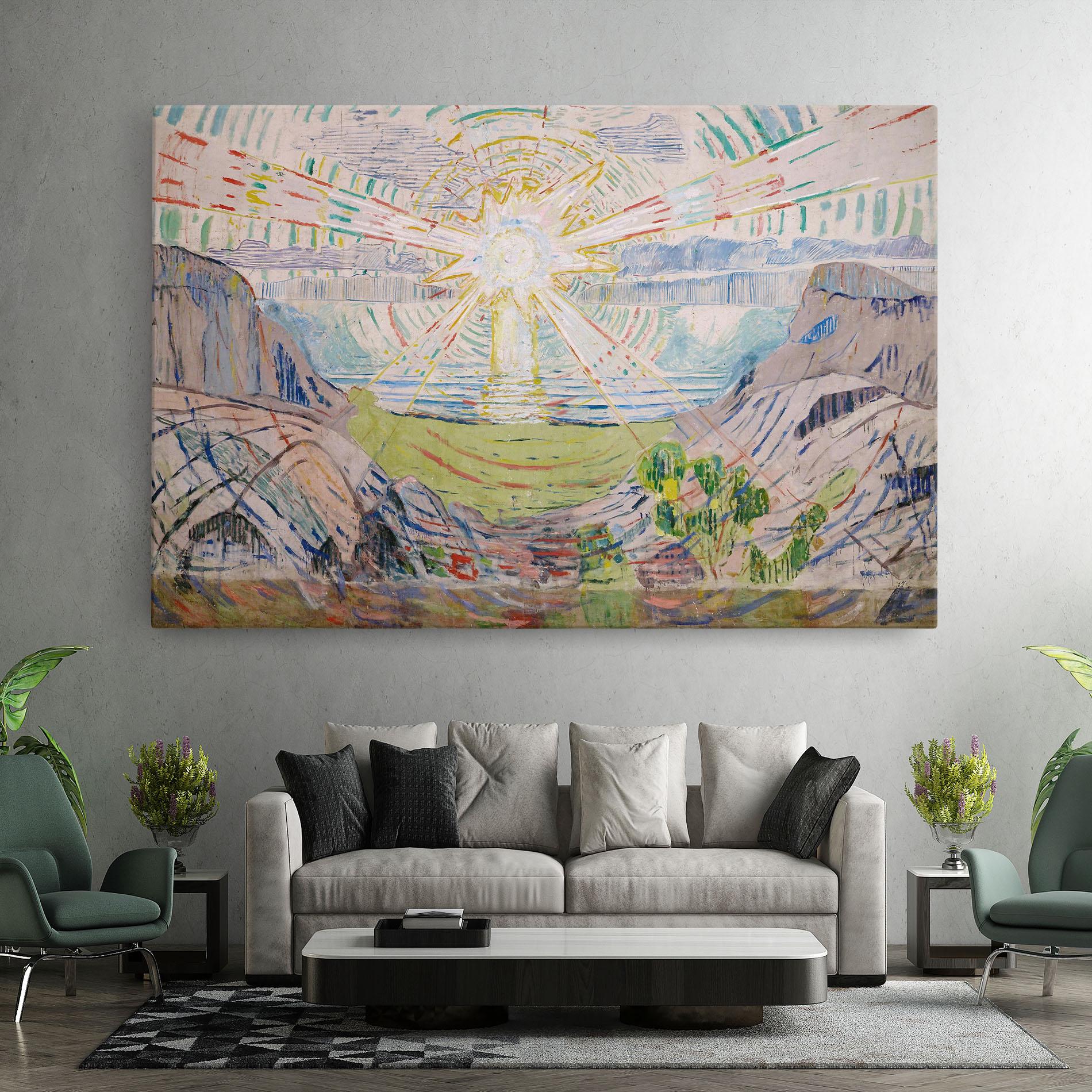 Leinwandbild The Sun Art mockup 7