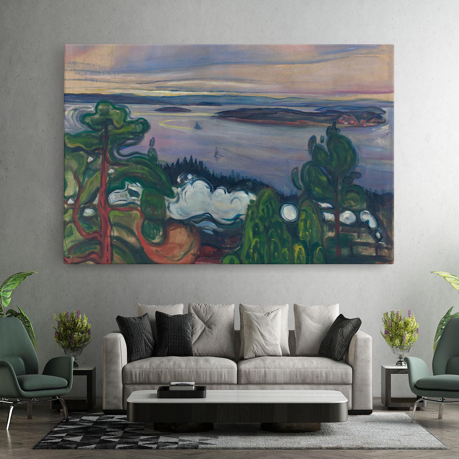 Leinwandbild Train Smoke mockup 7