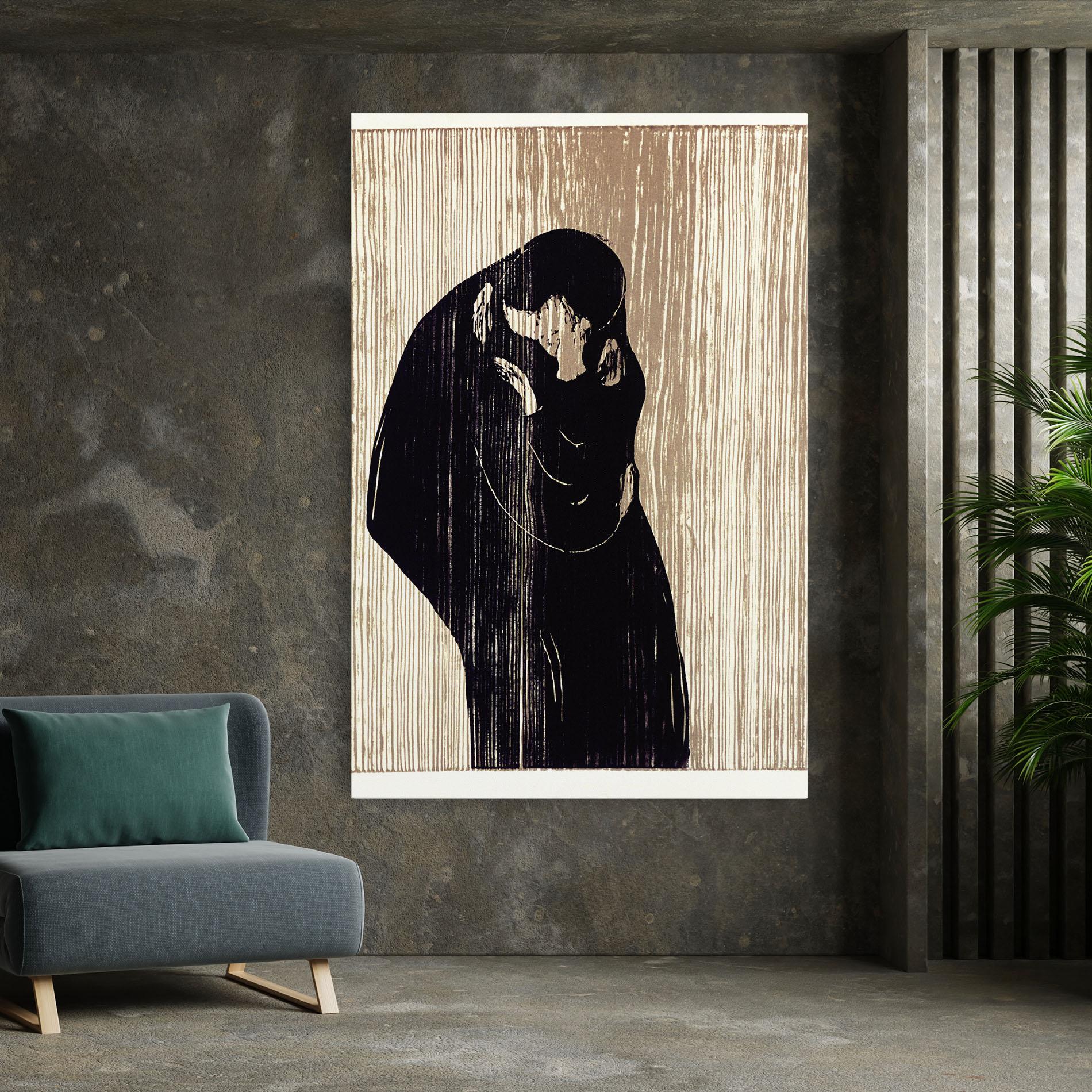 Leinwandbild Kiss mockup 7