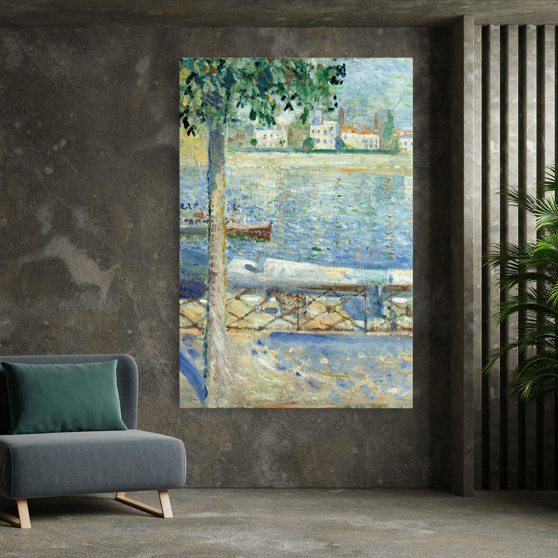 Leinwandbild Seine At Saint mockup 7