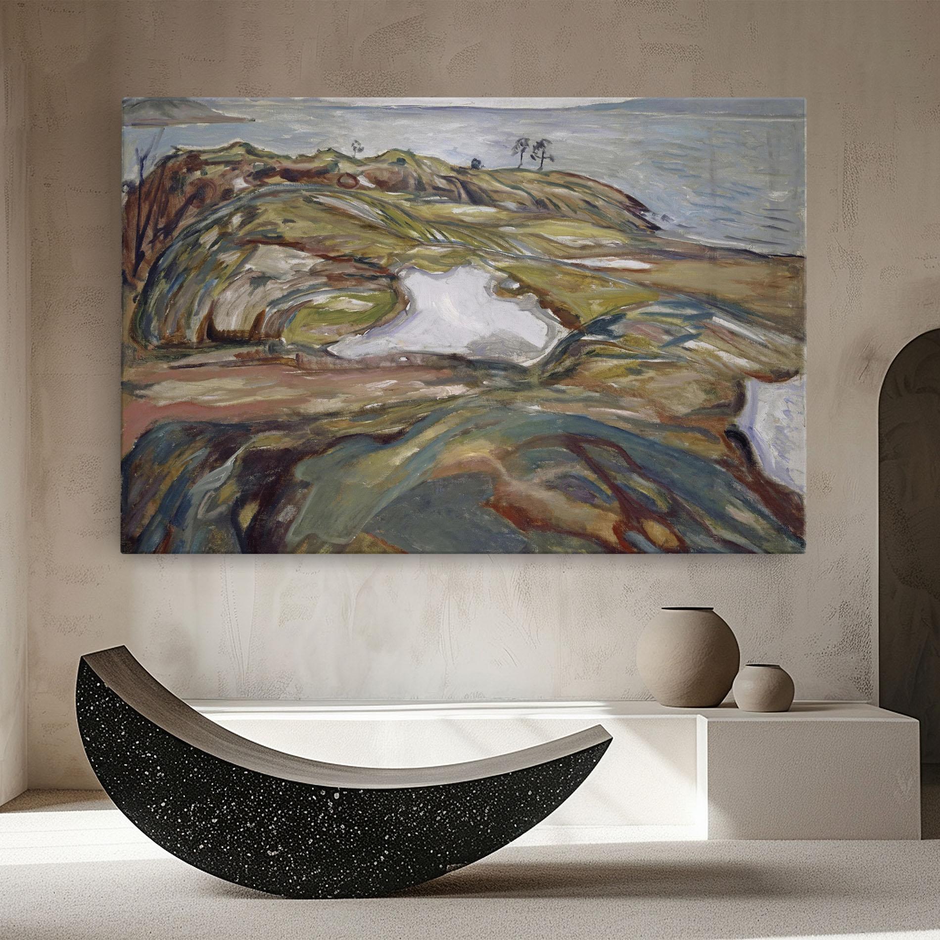 Leinwandbild Coastal Landscape mockup 8