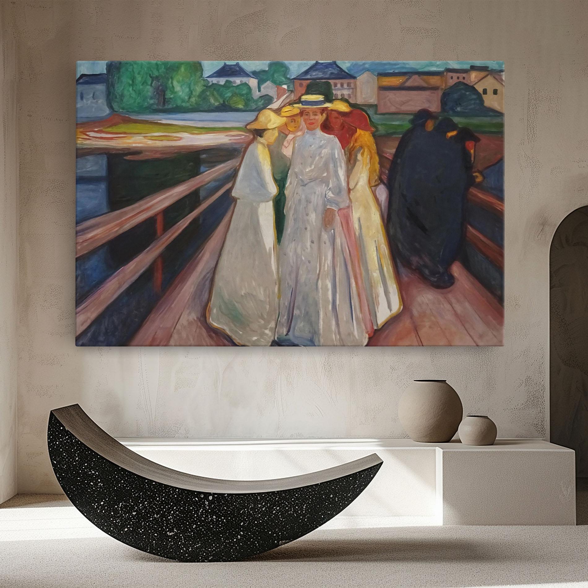 Leinwandbild Munch Art mockup 8