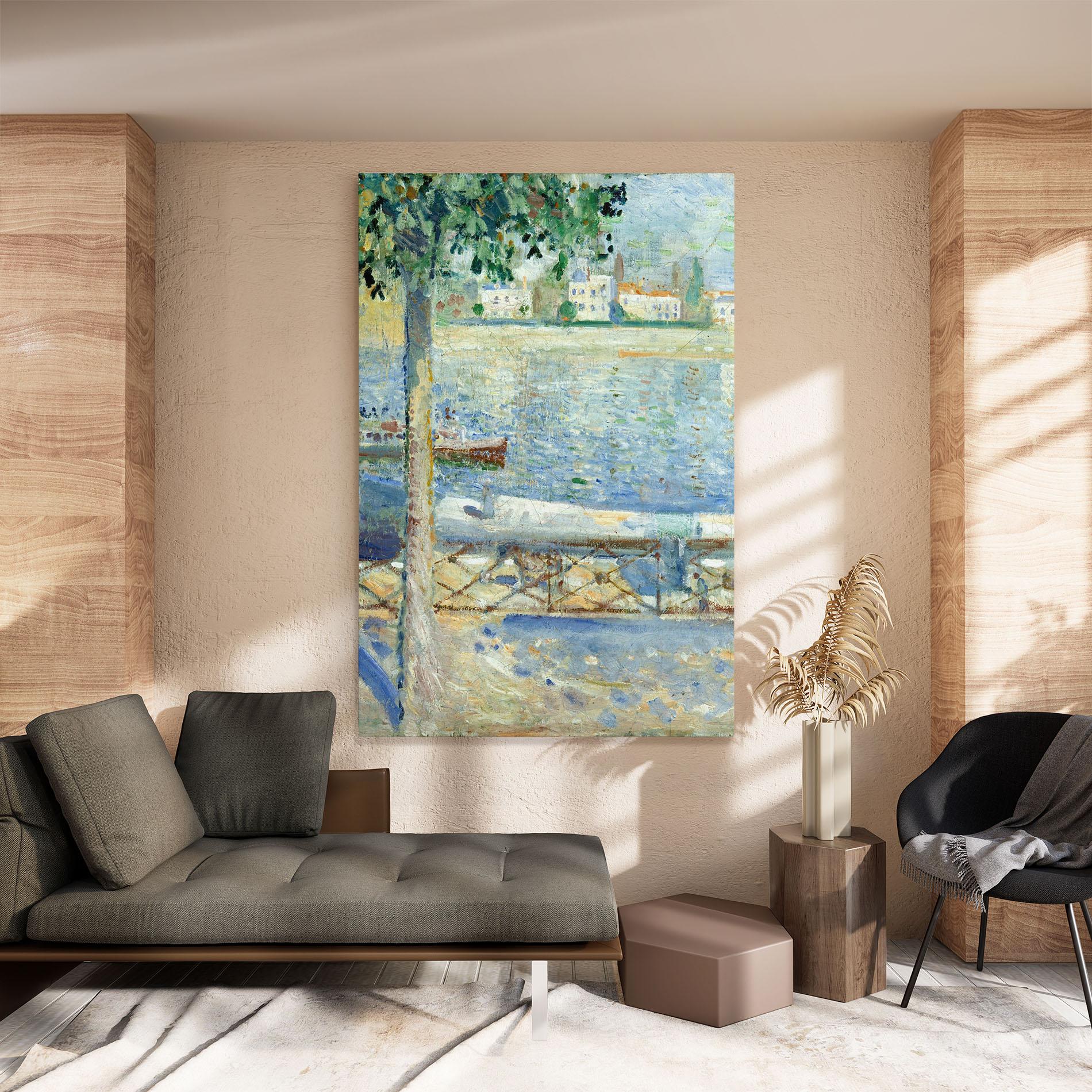 Leinwandbild Seine At Saint mockup 8