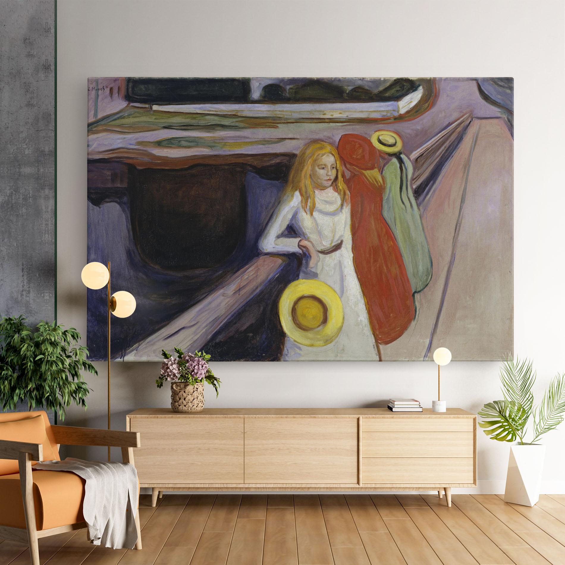 Leinwandbild Bridge Girls mockup 9