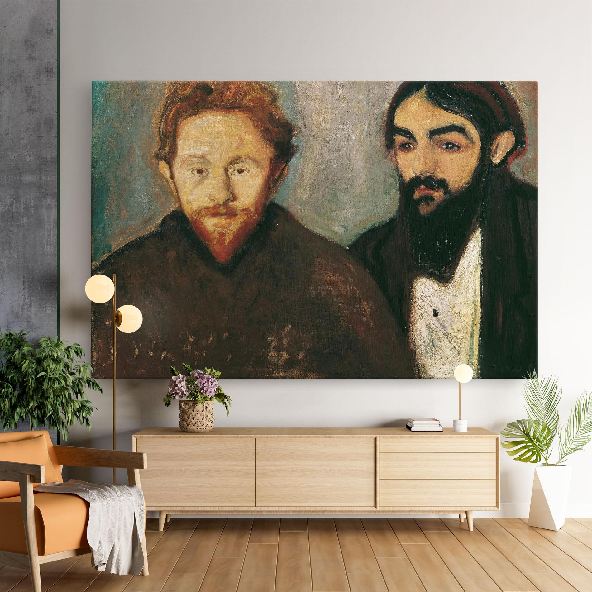 Leinwandbild Der Maler mockup 9