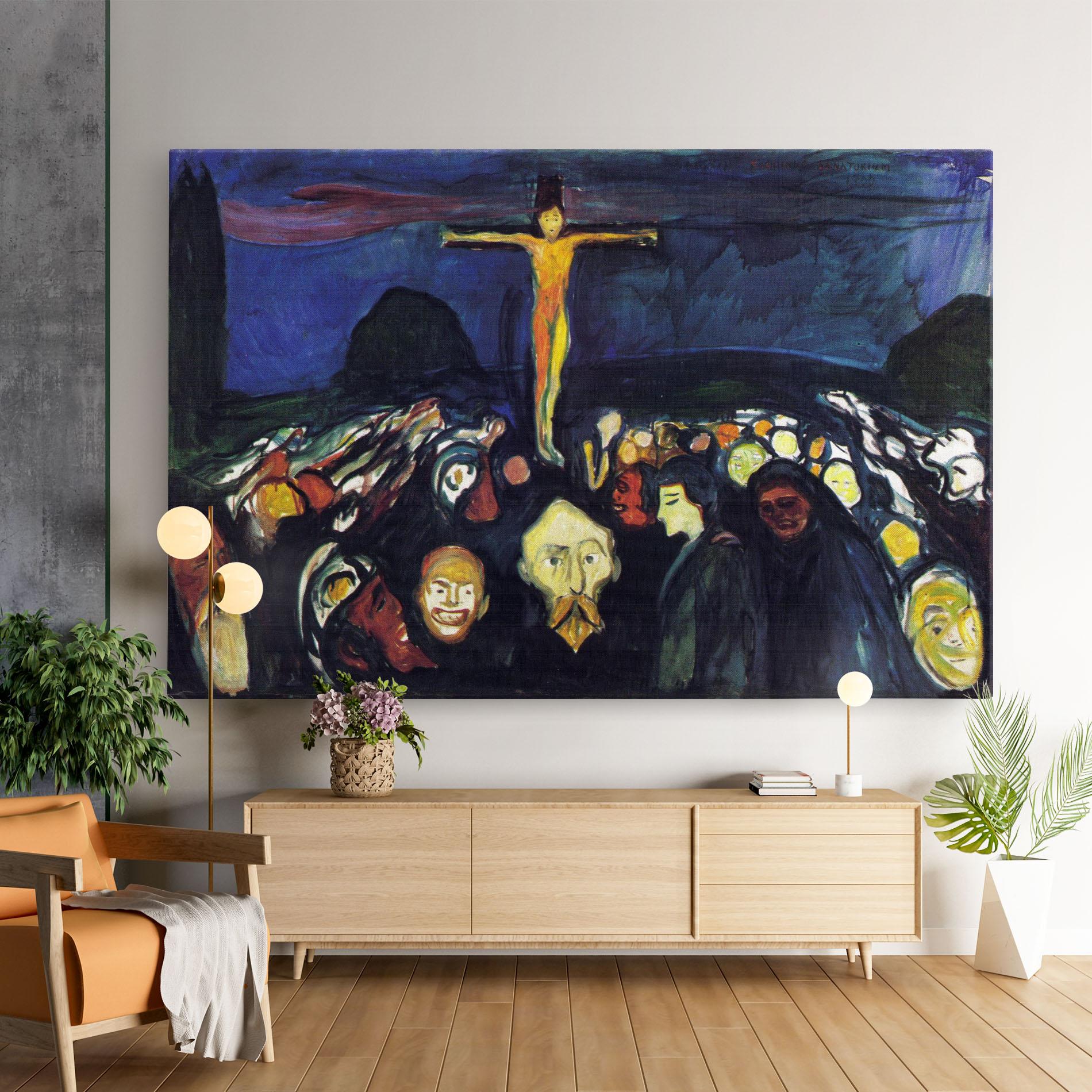 Leinwandbild Golgotha mockup 9