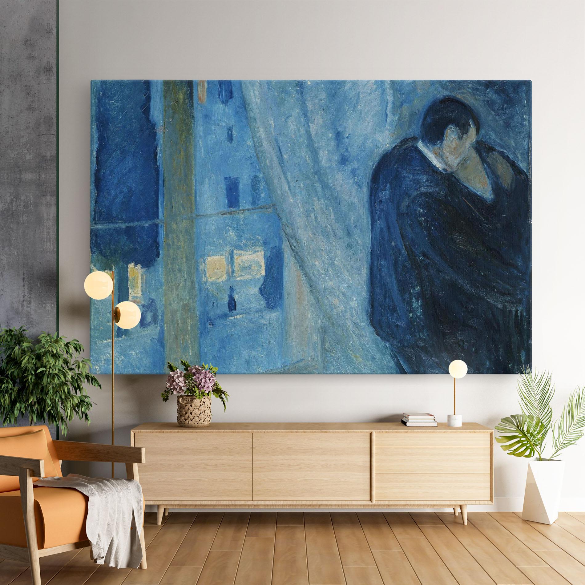 Leinwandbild Kiss By The Window mockup 9