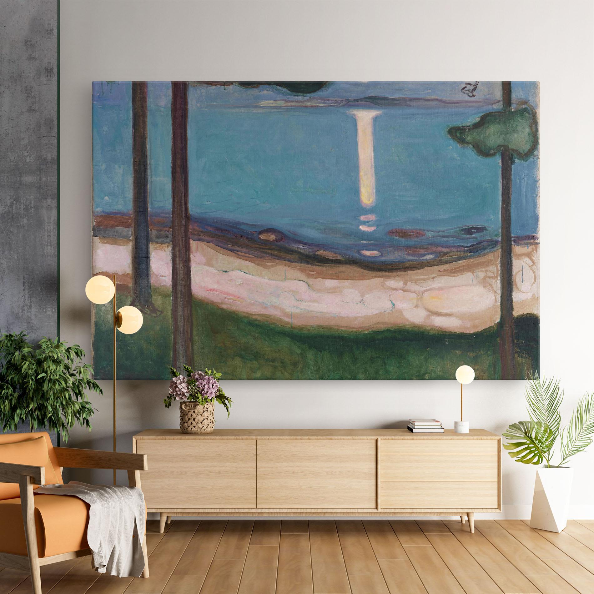 Leinwandbild Moonlight mockup 9