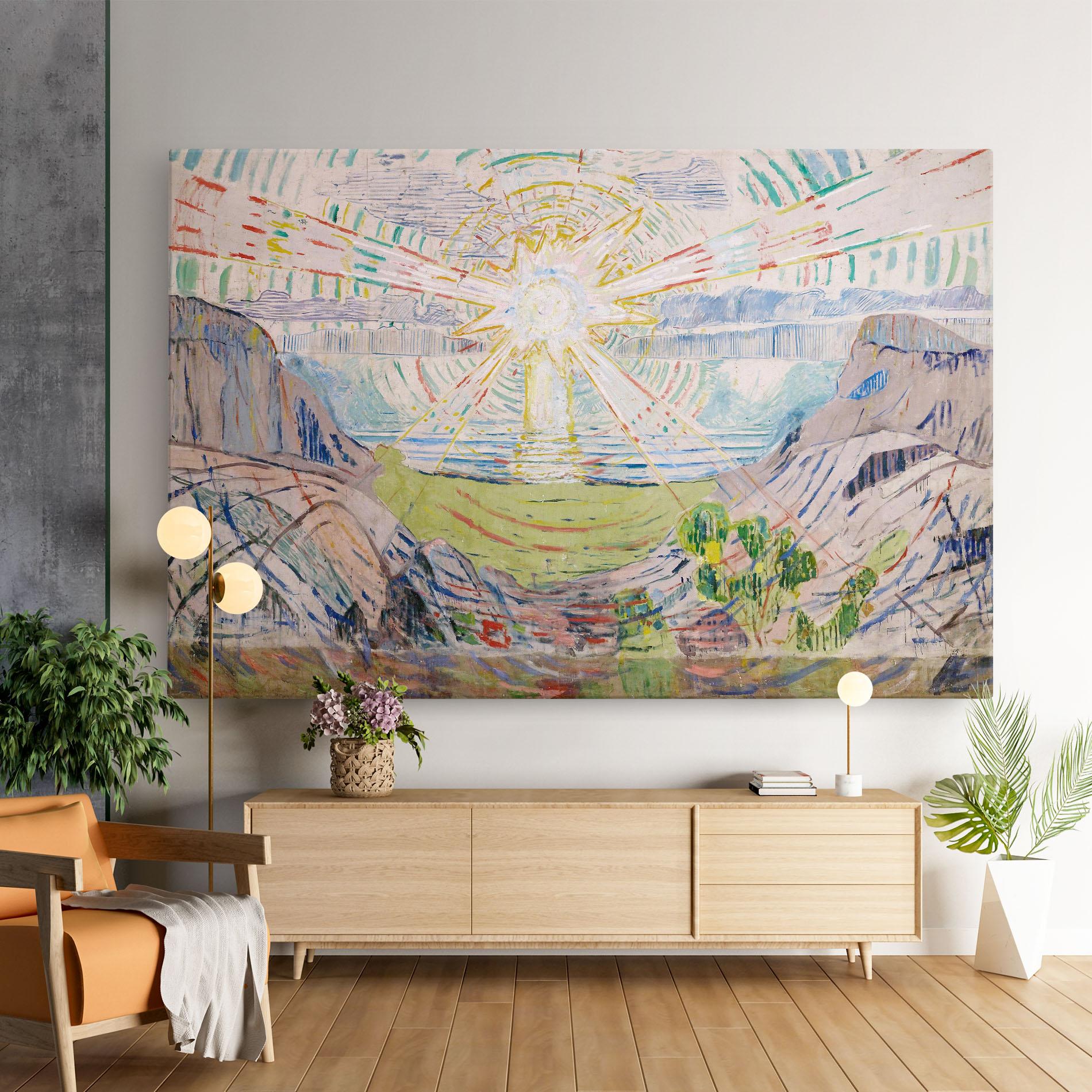 Leinwandbild The Sun Art mockup 9