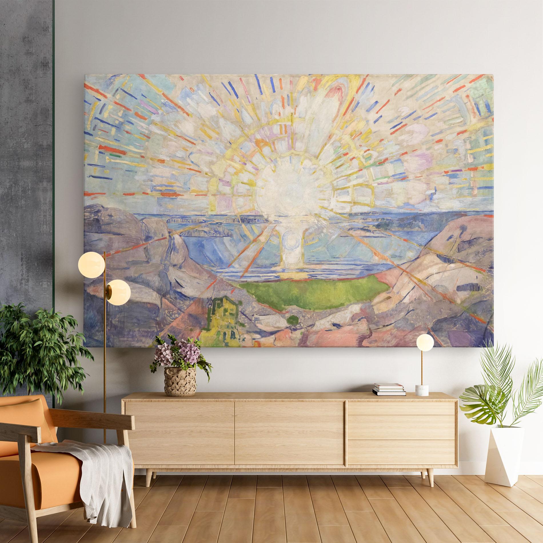 Leinwandbild The Sun mockup 9