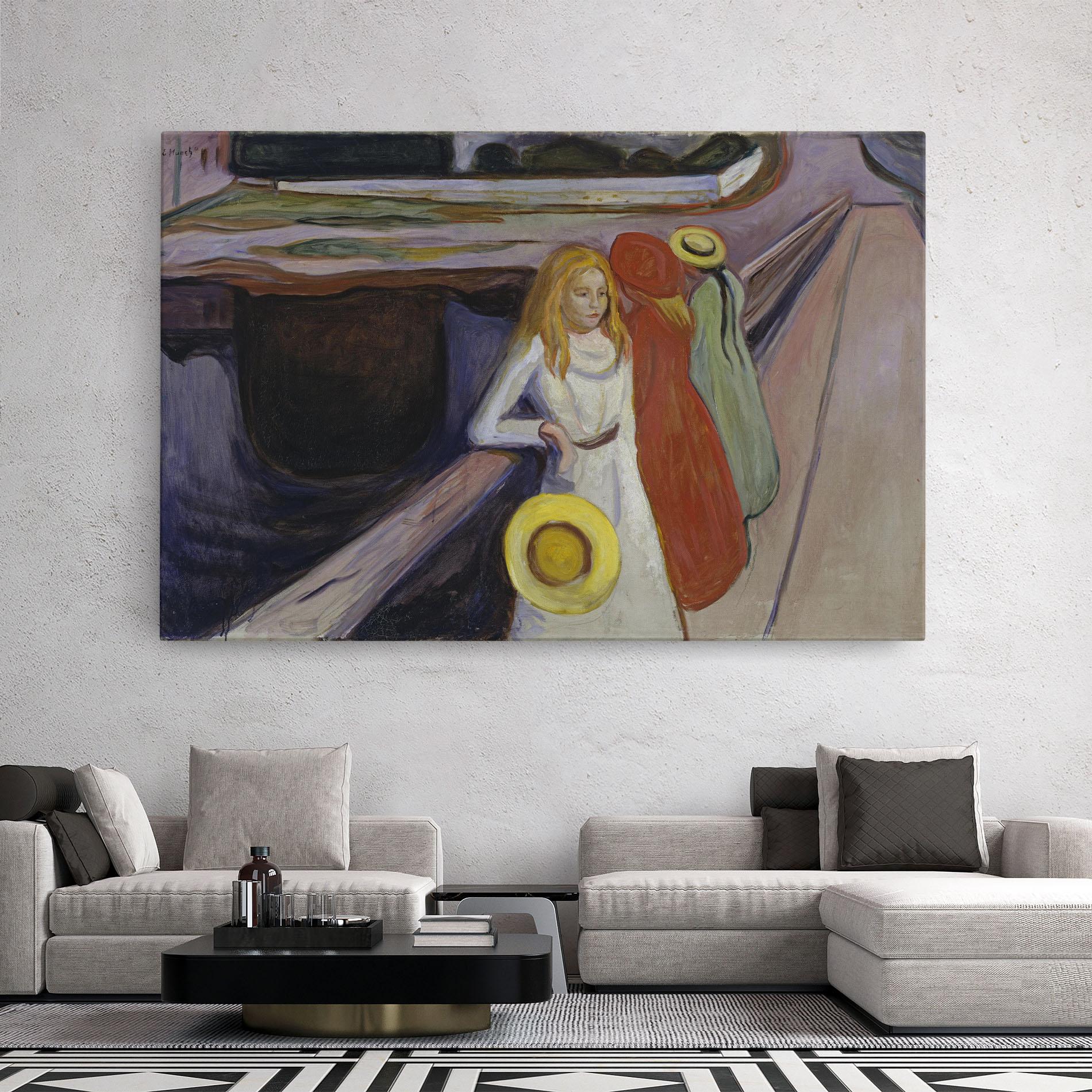 Leinwandbild Bridge Girls mockup 2