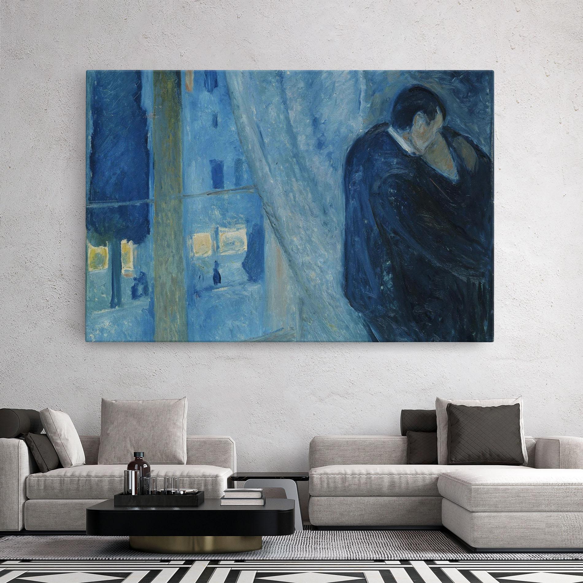 Leinwandbild Kiss By The Window mockup 2