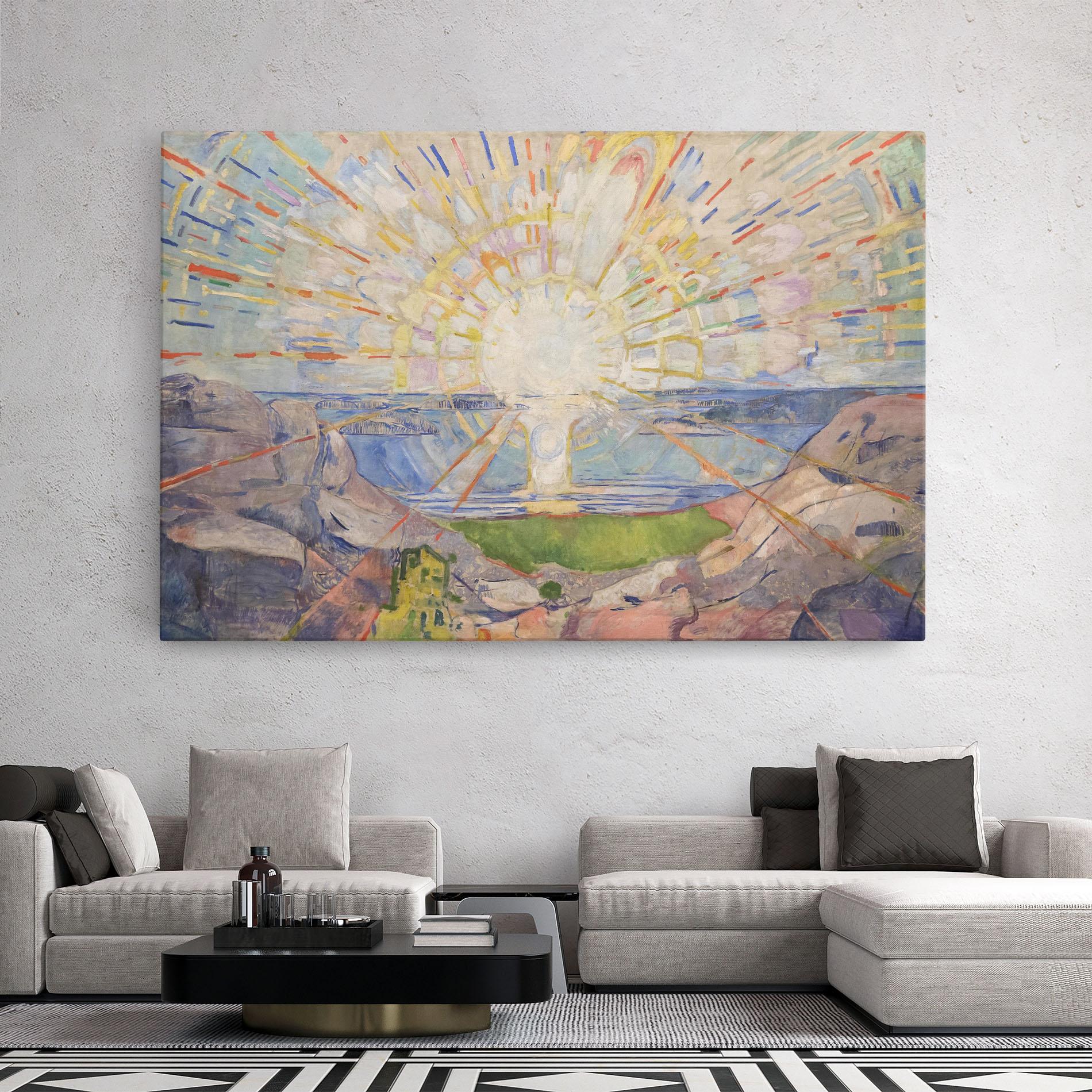 Leinwandbild The Sun mockup 2