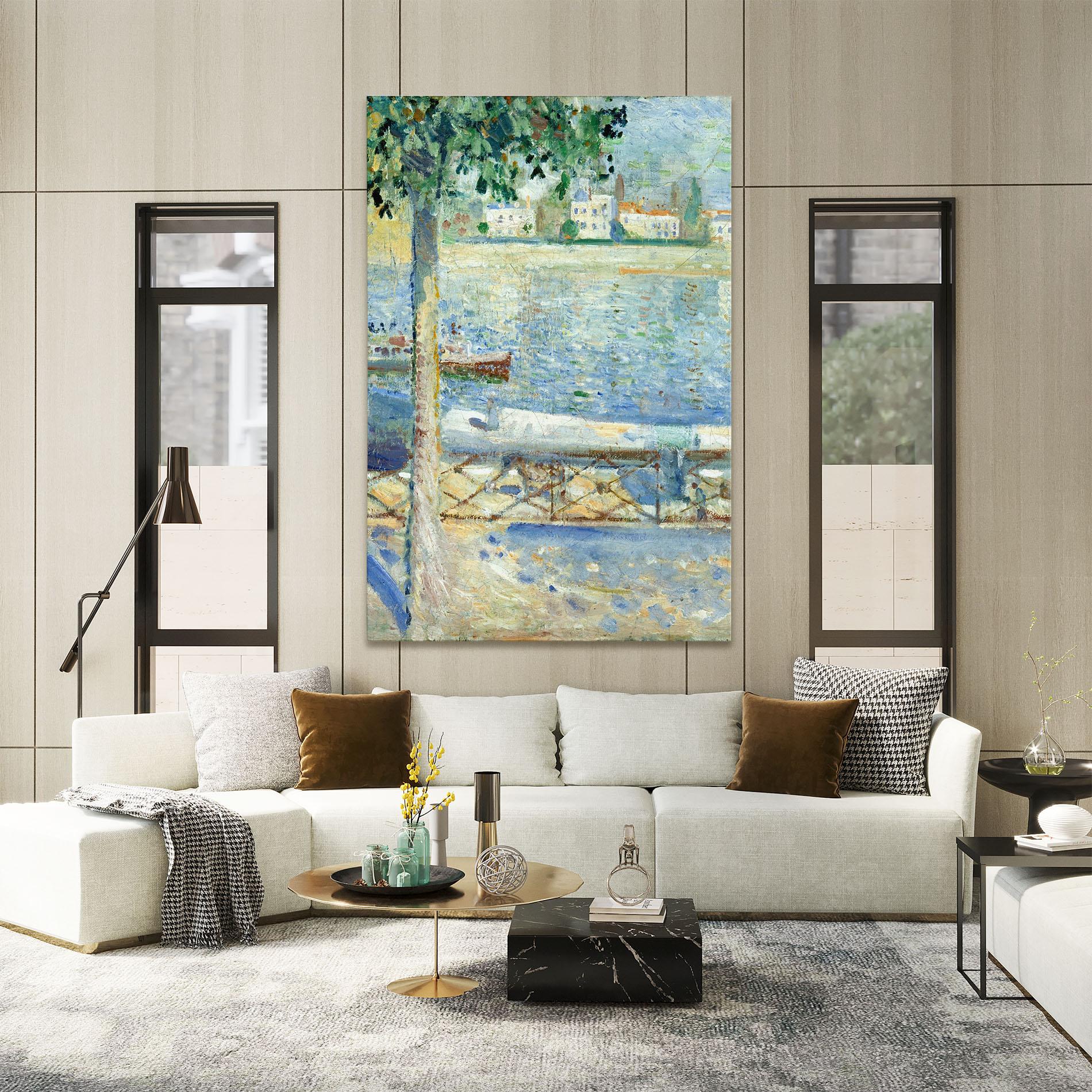 Leinwandbild Seine At Saint mockup 2