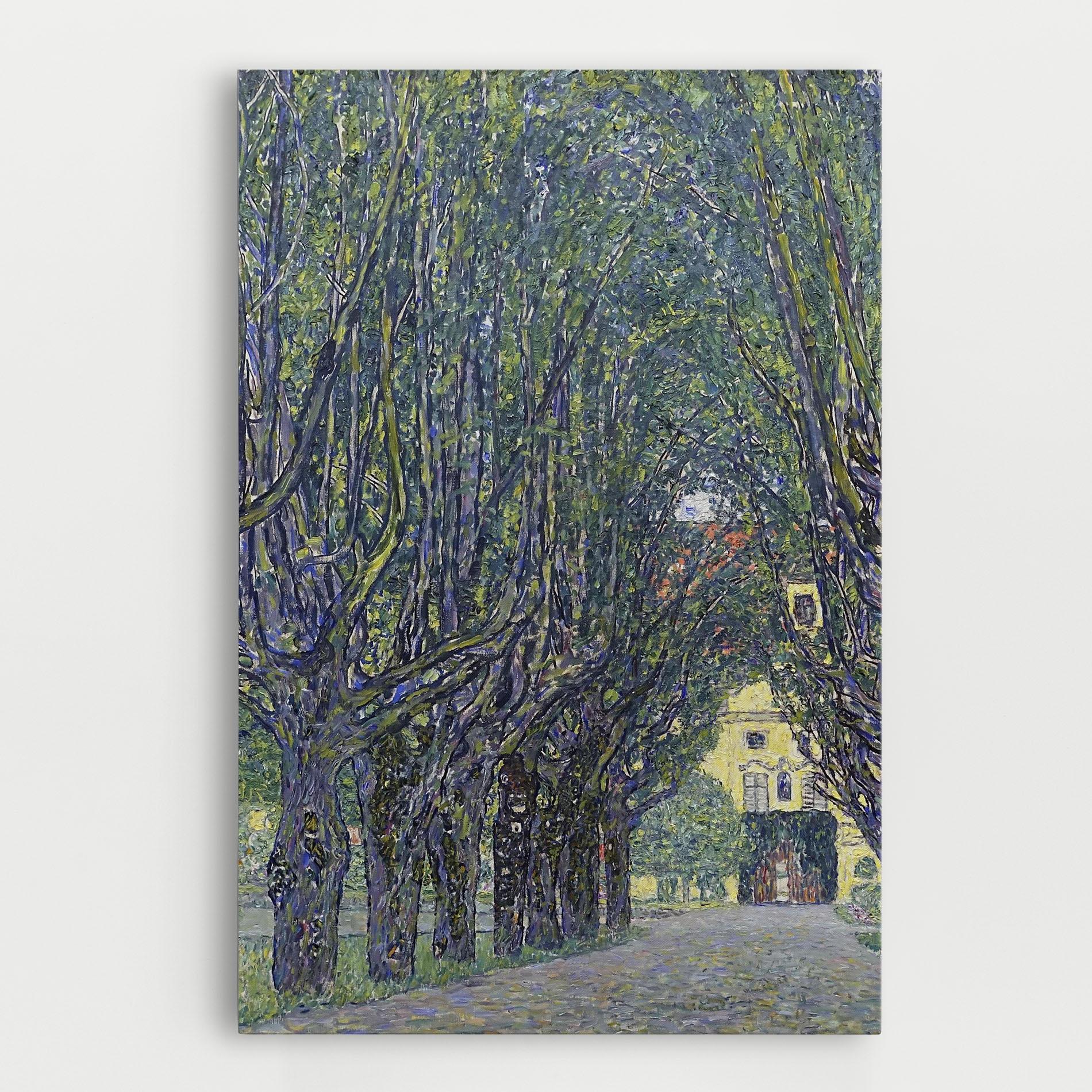 Leinwandbild Allee At Schloss Kammer mockup 0