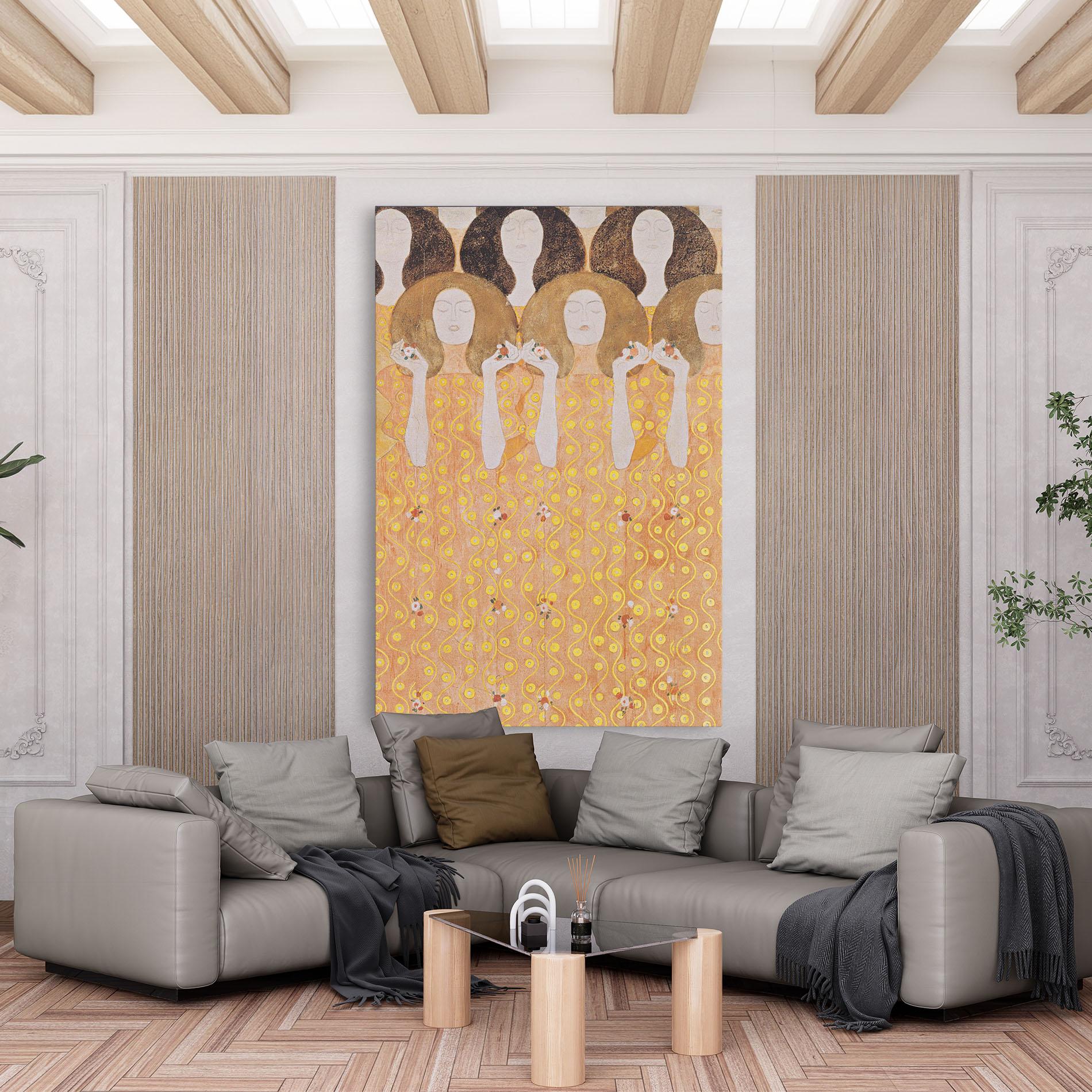 Leinwandbild Beethoven Frieze mockup 6