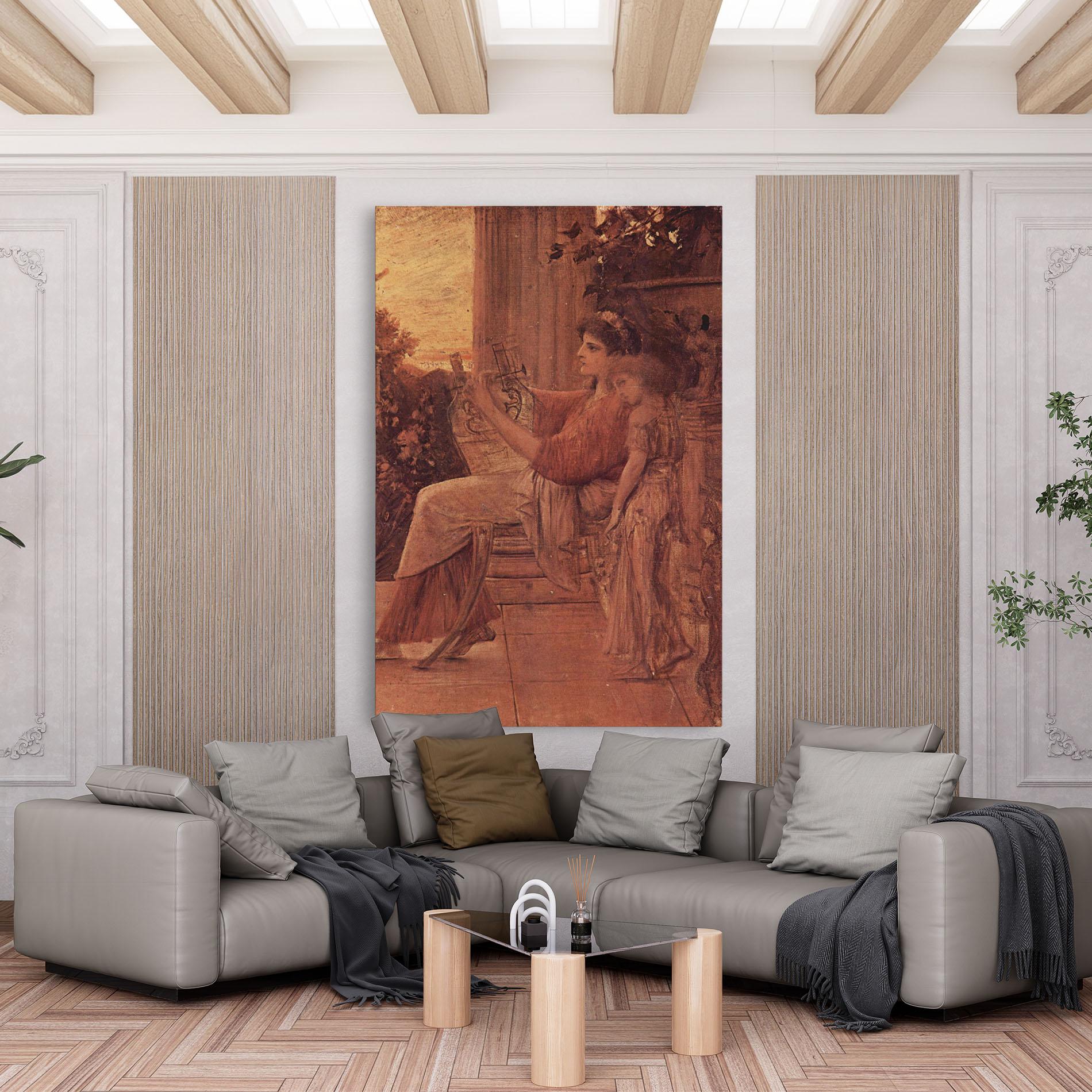 Leinwandbild Gustav Klimt Painting mockup 6