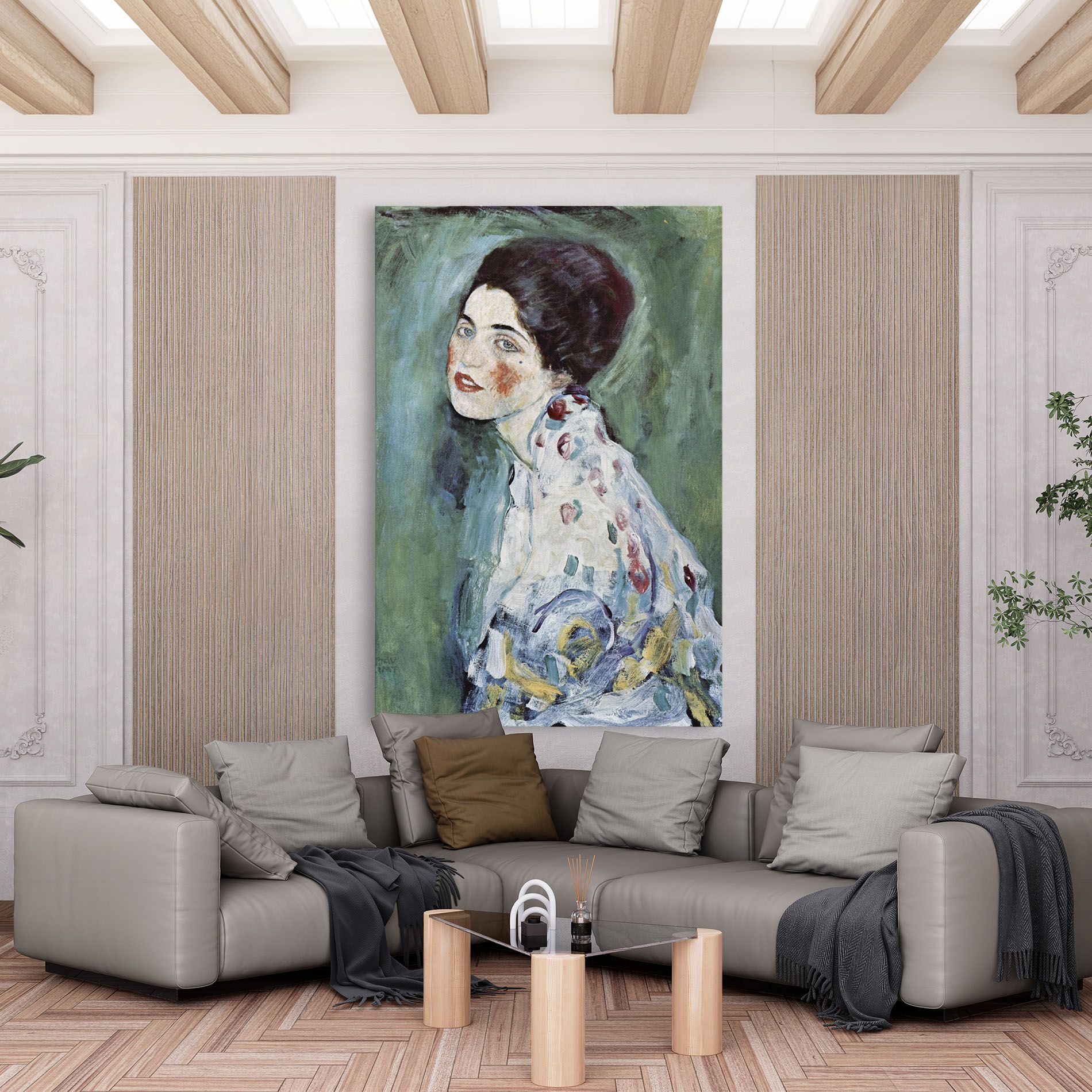 Portrat Einer Dame mockup 6