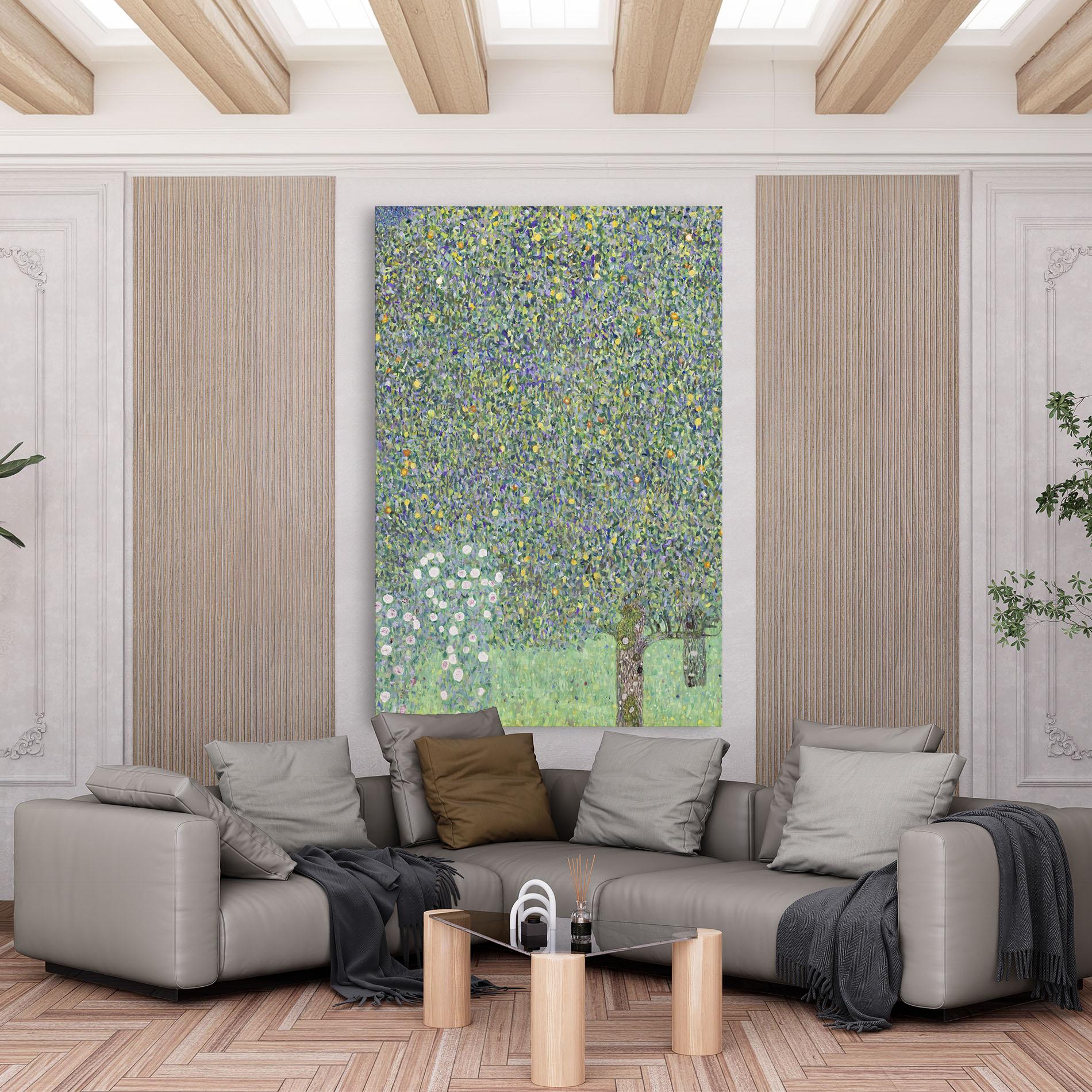 Leinwandbild Rosebushes mockup 6