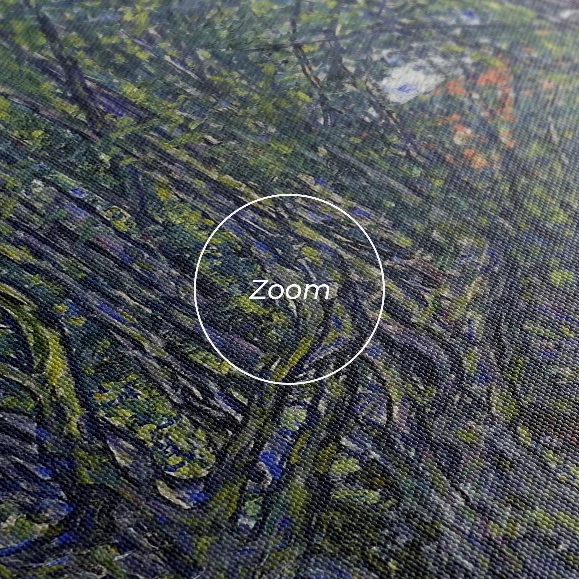 Leinwandbild Allee At Schloss Kammer mockup 3