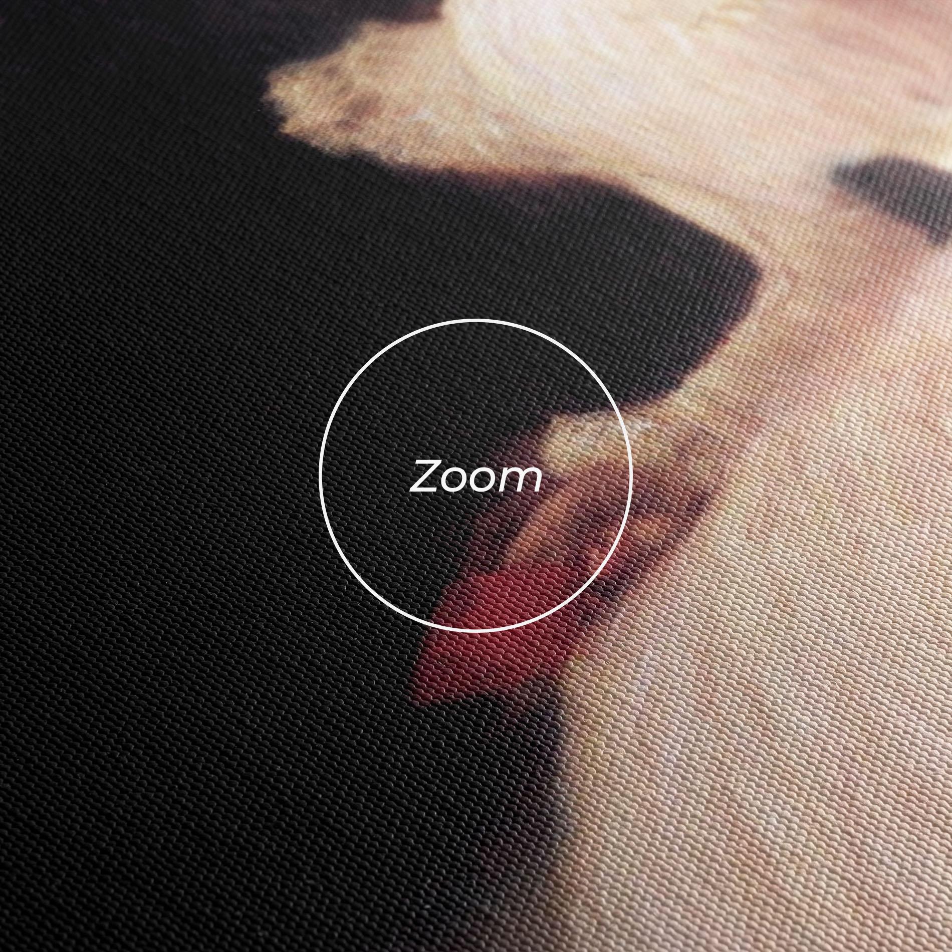 Leinwandbild Gustav Klimt Pink Dress mockup 3