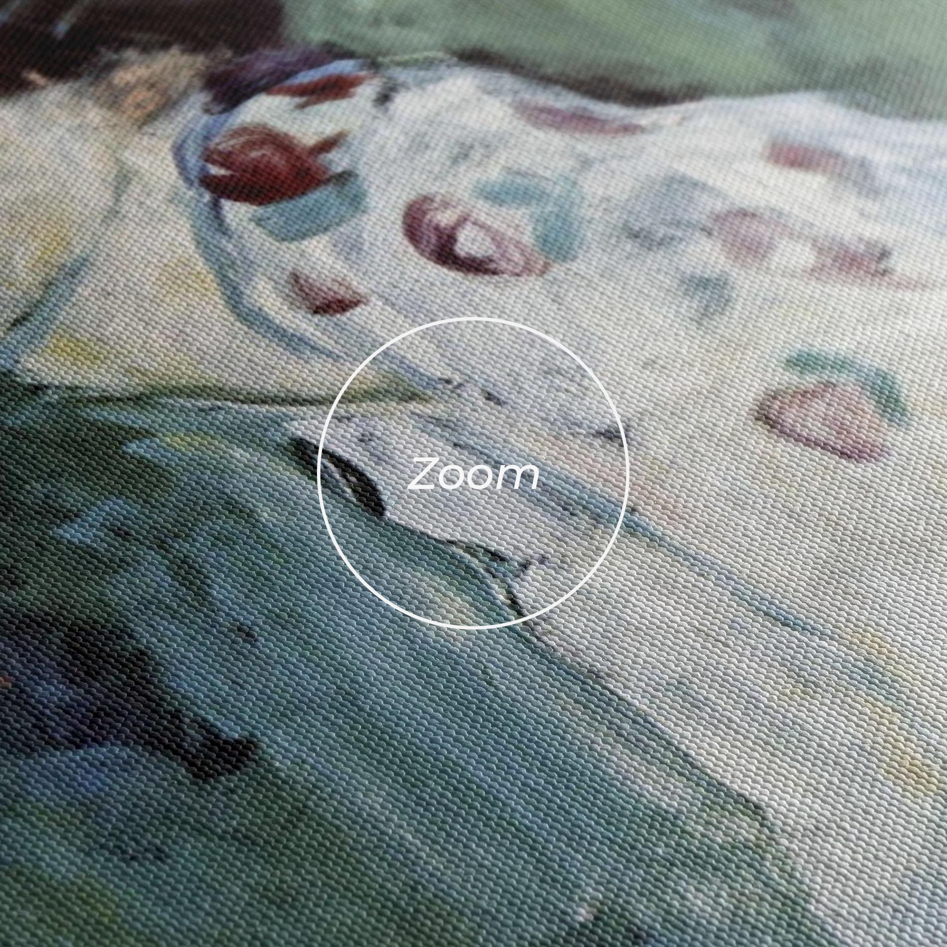 Leinwandbild Portrat Einer Dame mockup 3