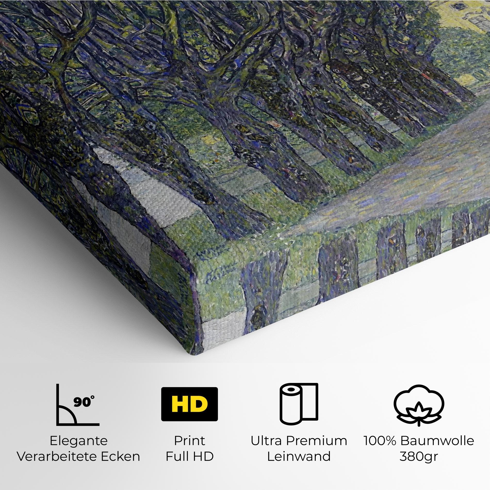 Leinwandbild Allee At Schloss Kammer mockup 4