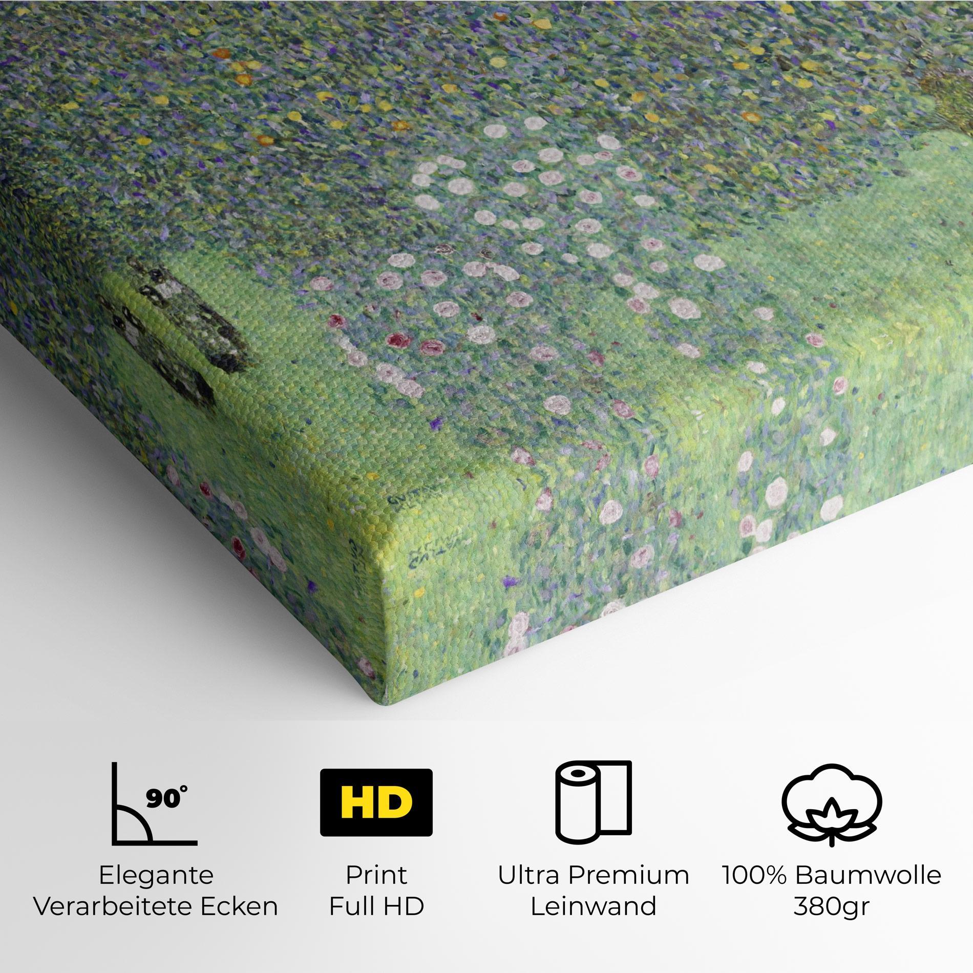 Leinwandbild Rosebushes mockup 4