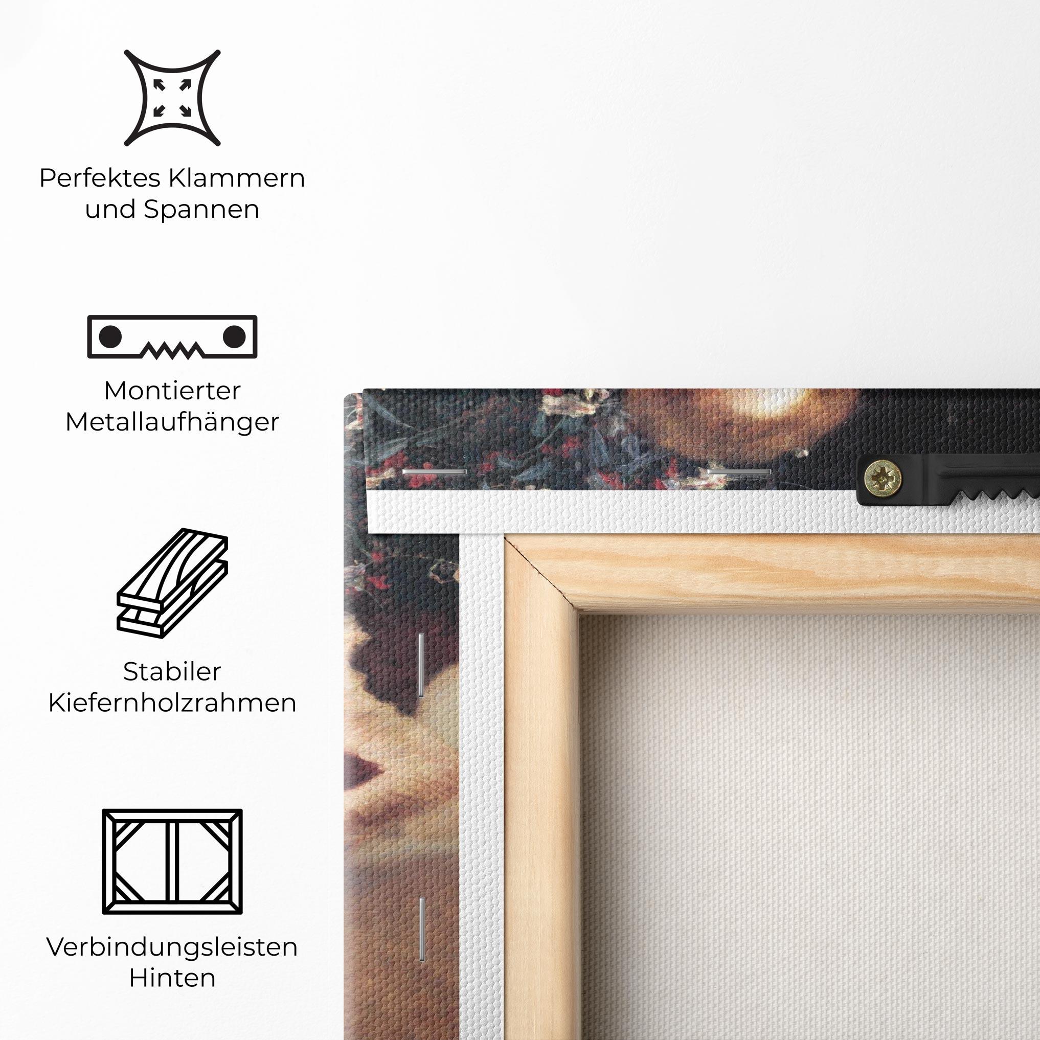 Leinwandbild Gustav Klimt Pink Dress mockup 5