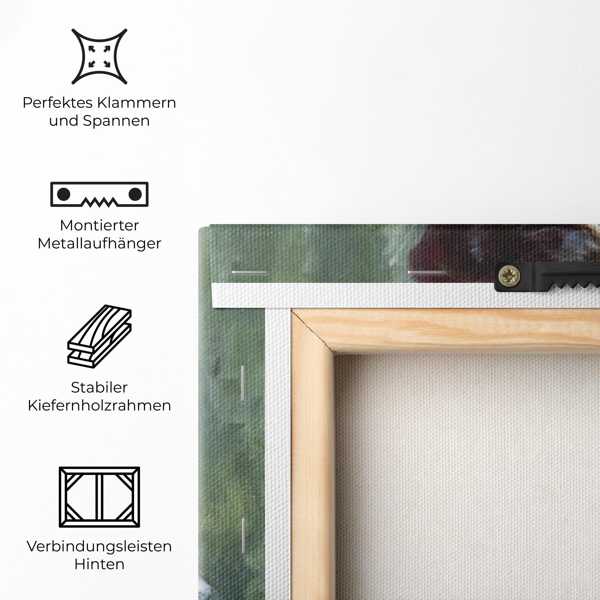 Leinwandbild Portrat Einer Dame mockup 5