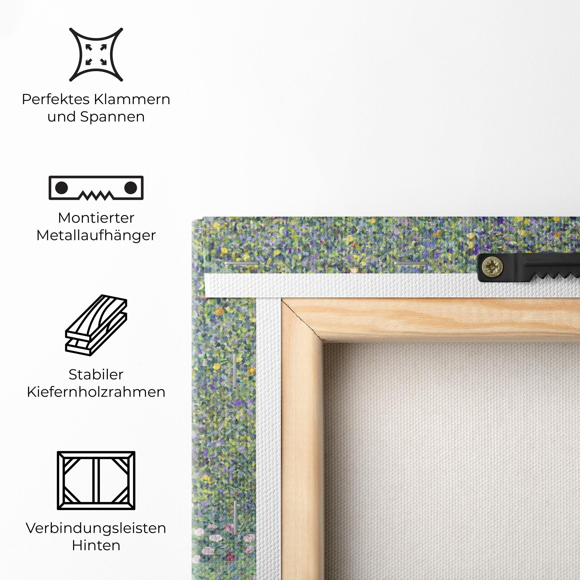 Leinwandbild Rosebushes mockup 5