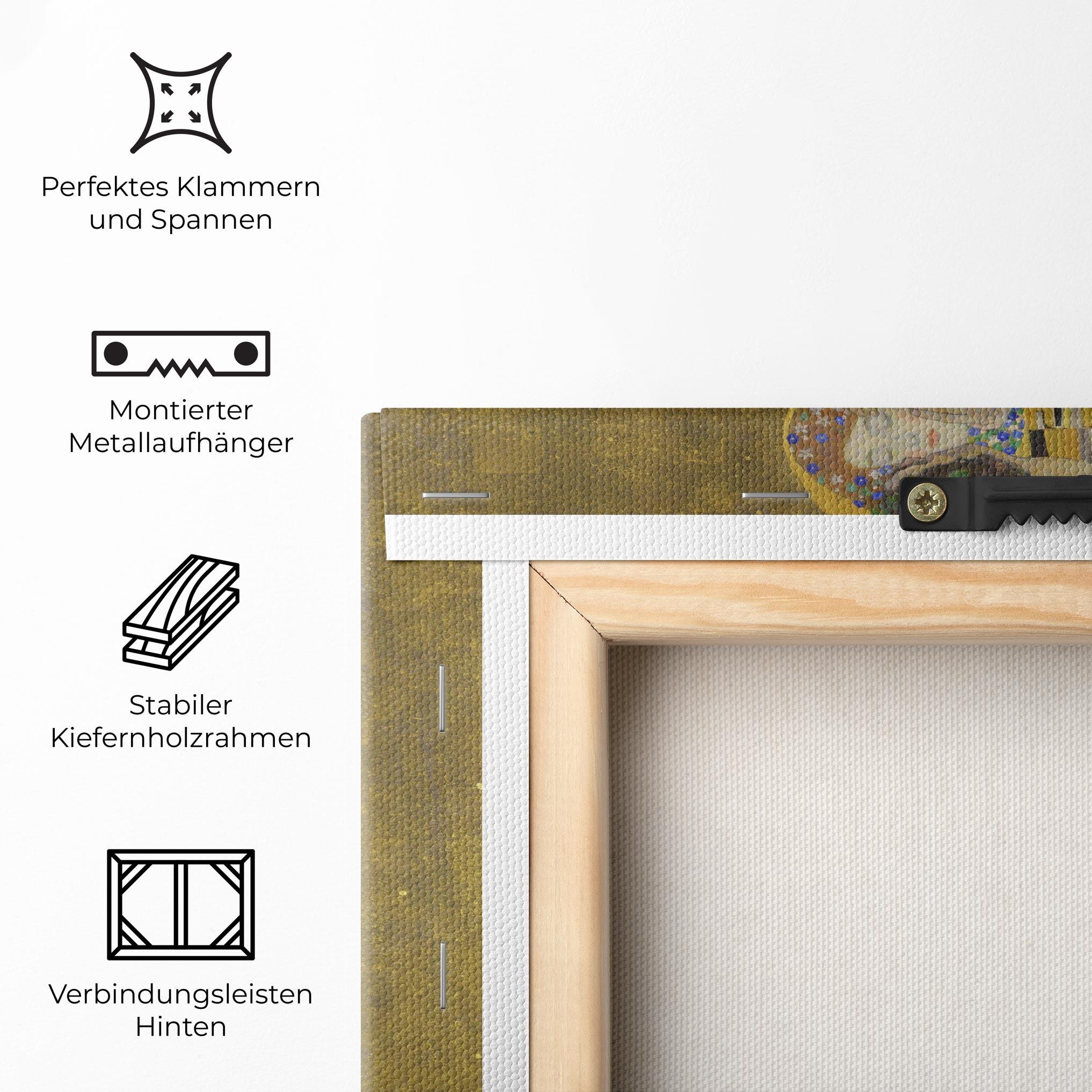 Leinwandbild The Kiss mockup 5