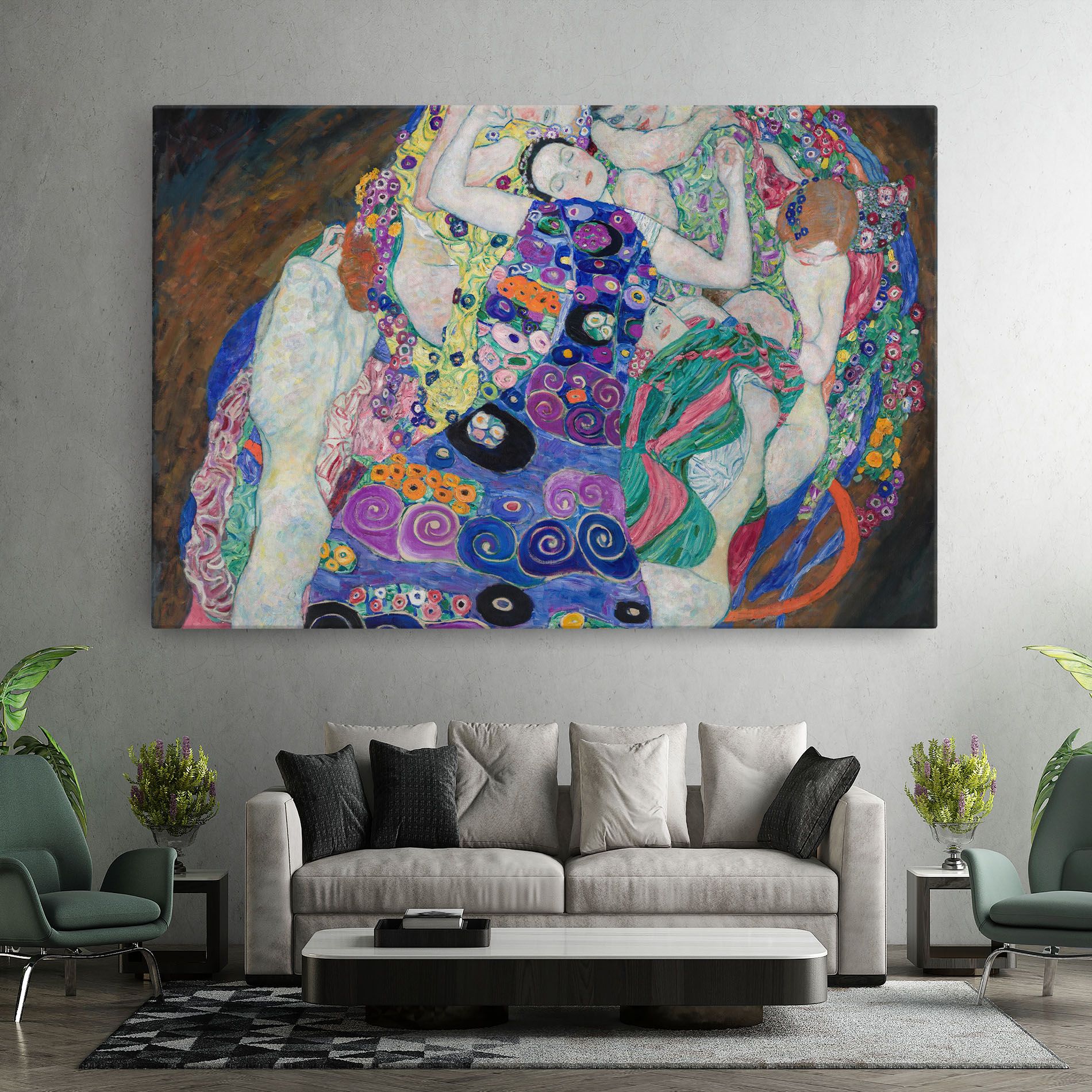 Klimt Die Jungfrau mockup 7