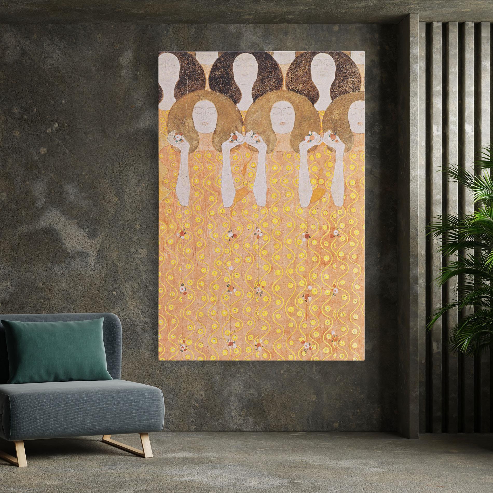 Leinwandbild Beethoven Frieze mockup 7