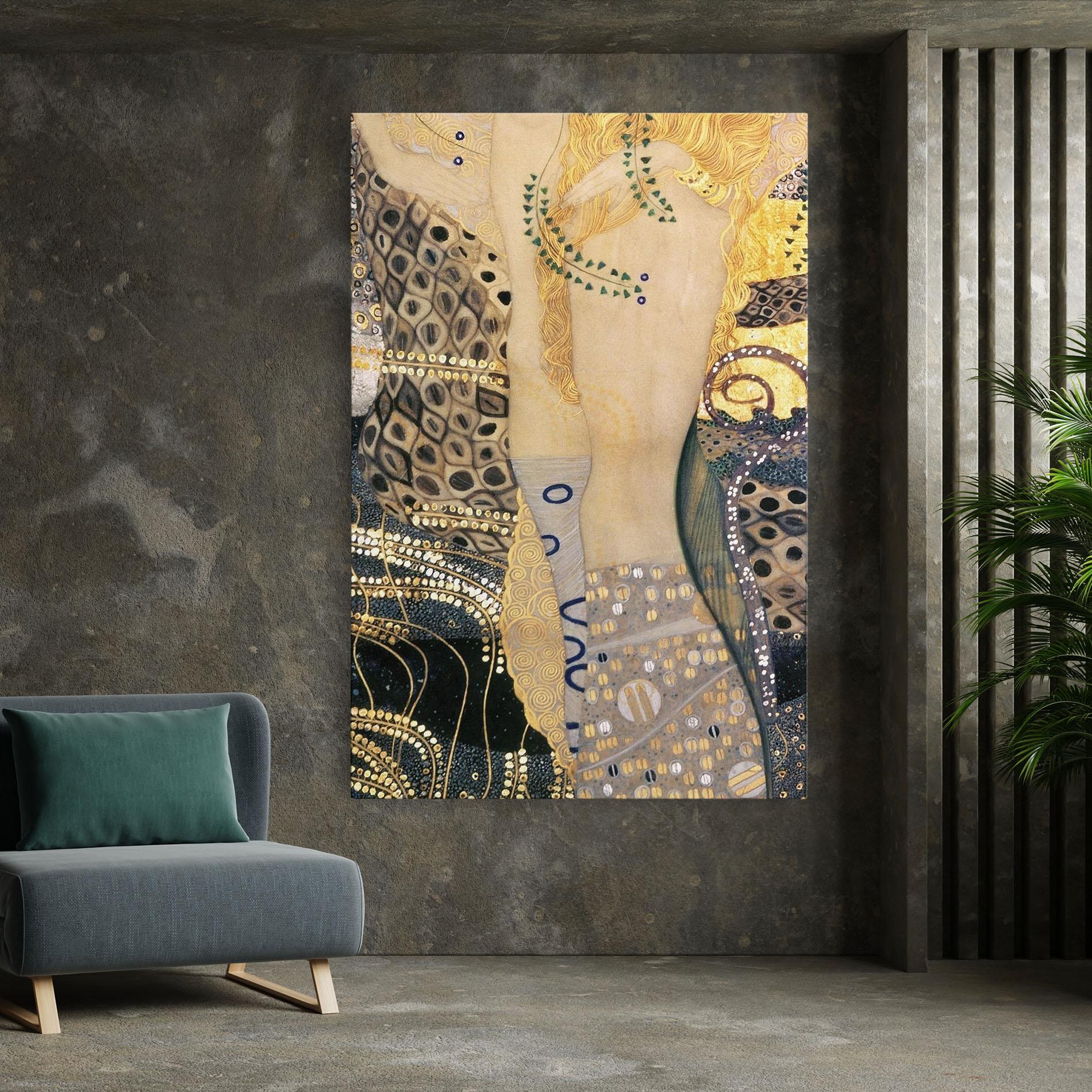 Leinwandbild Gustav Klimt Paint mockup 7