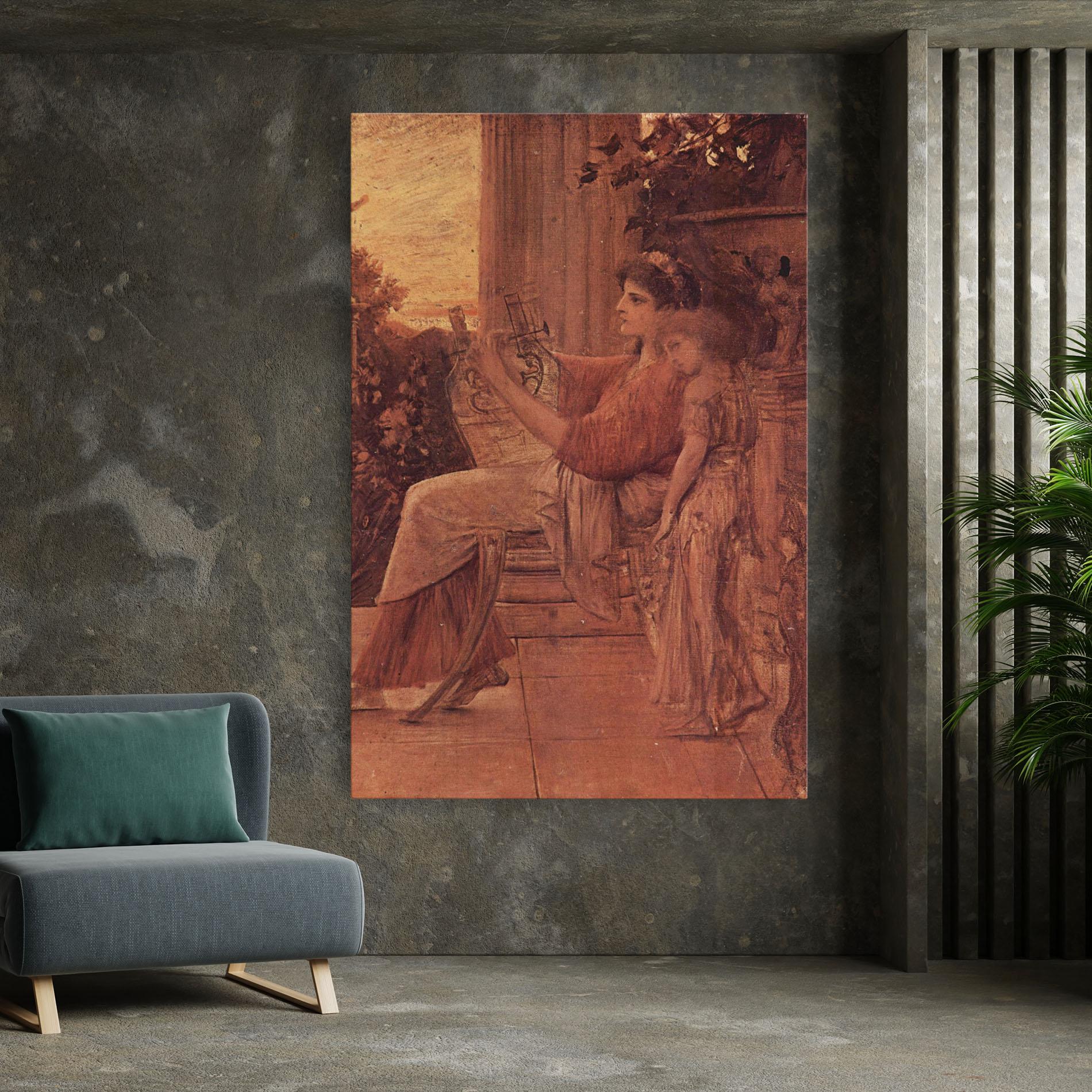 Leinwandbild Gustav Klimt Painting mockup 7